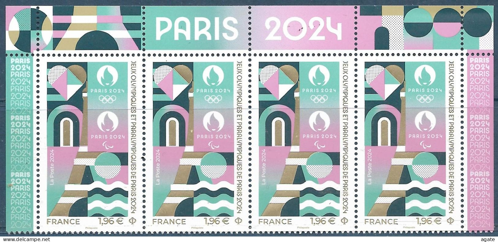 JO Paris 2024 Haut De Feuillet (2024) Neuf** - Unused Stamps