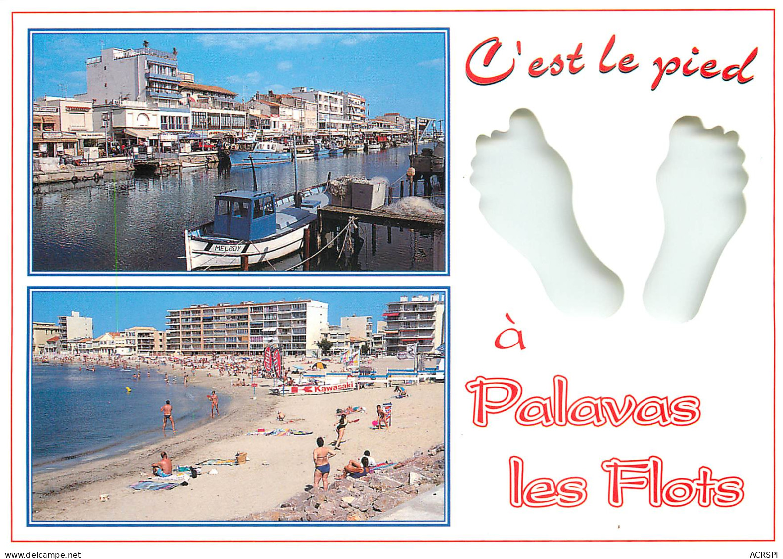 PALAVAS LES FLOTS C'est Le Pied 15(scan Recto-verso) MD2501 - Palavas Les Flots