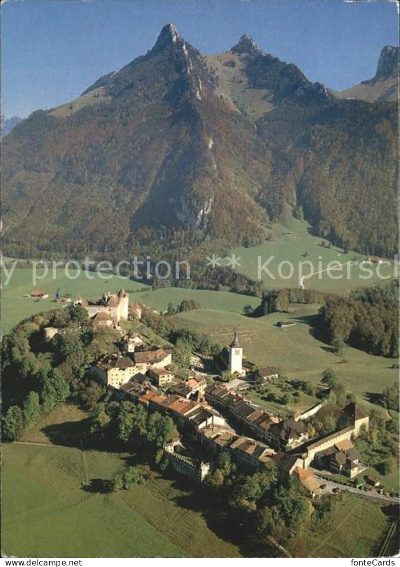 11911530 Gruyeres FR Fliegeraufnahme Gruyeres - Sonstige & Ohne Zuordnung