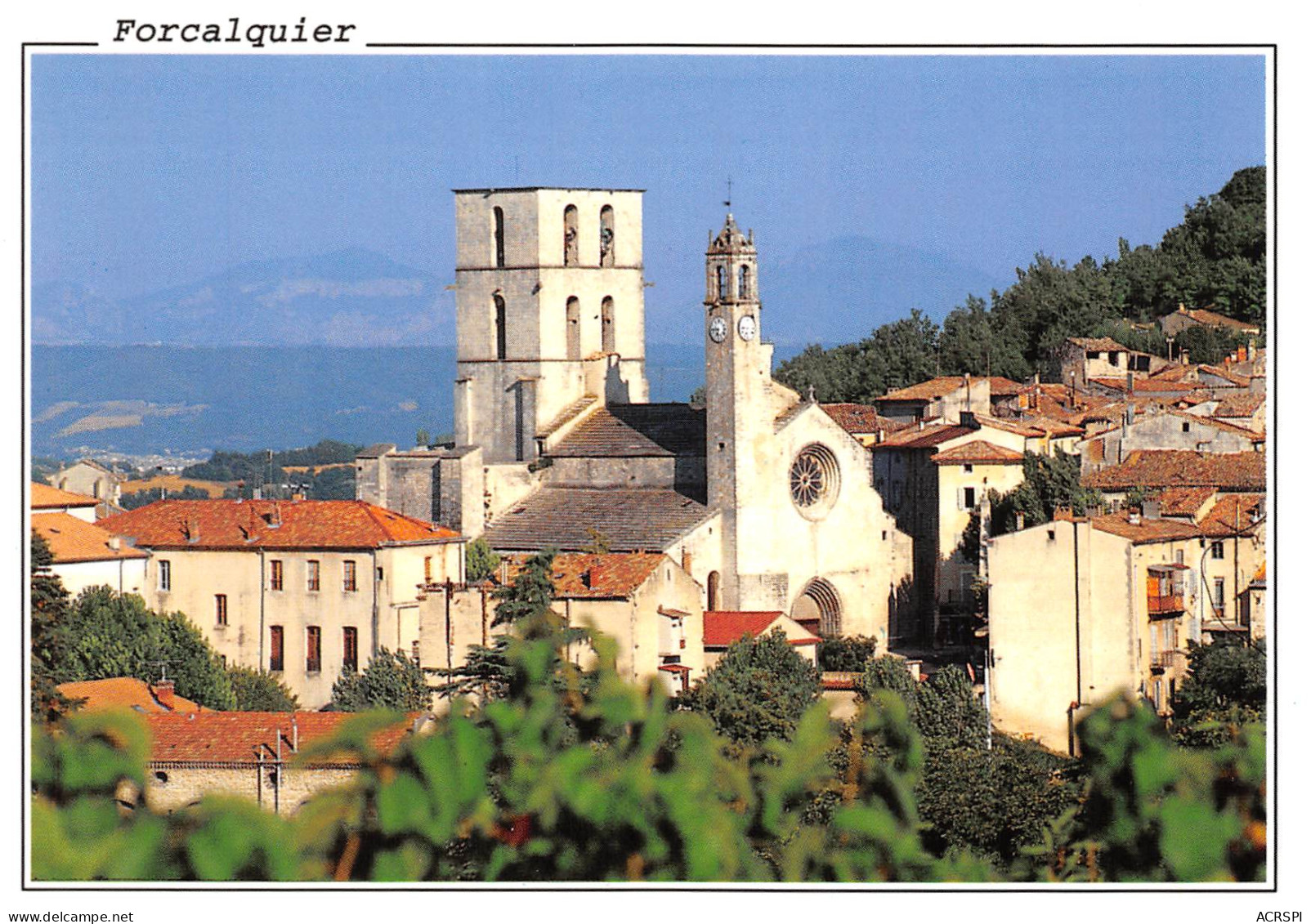 FORCALQUIER  Vue Générale  4 (scan Recto Verso)MD2501TER - Forcalquier