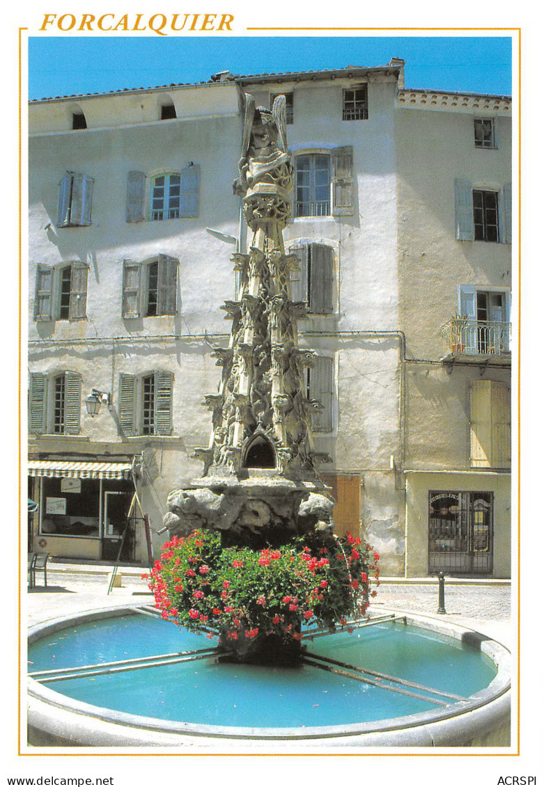FORCALQUIER La Fontaine Saint Michel  10 (scan Recto Verso)MD2501TER - Forcalquier