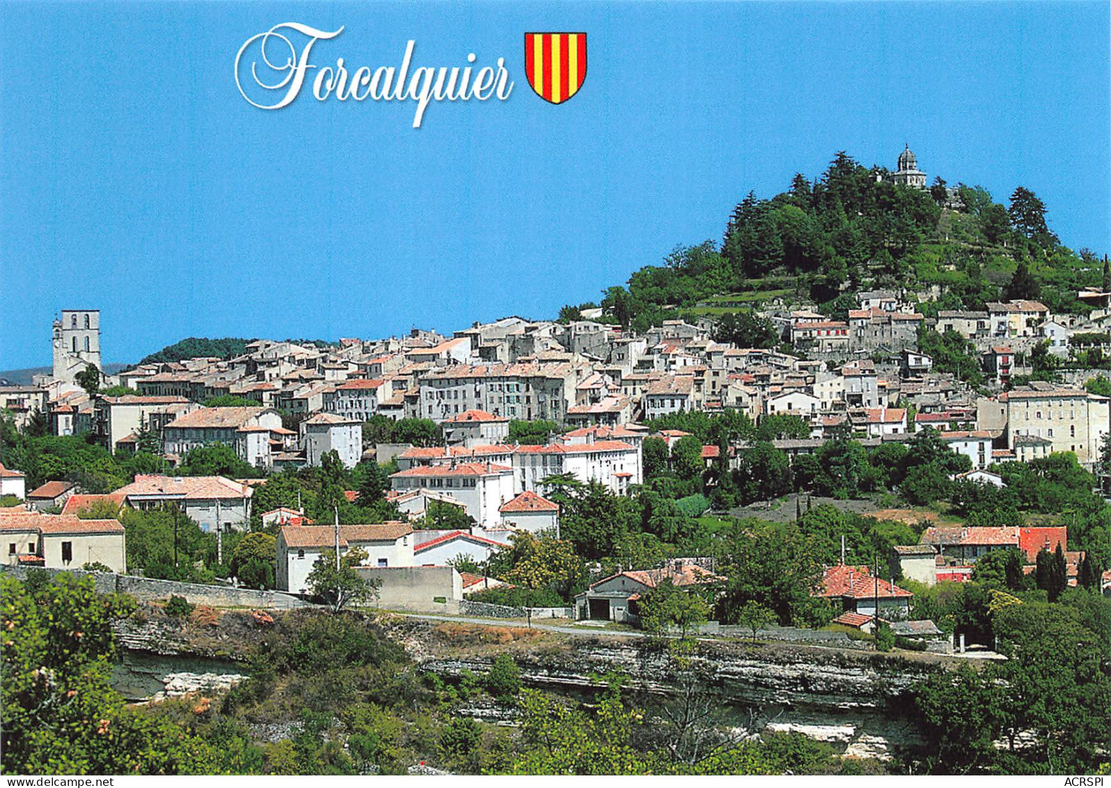 FORCALQUIER  Vue Générale De La Ville  12 (scan Recto Verso)MD2501TER - Forcalquier