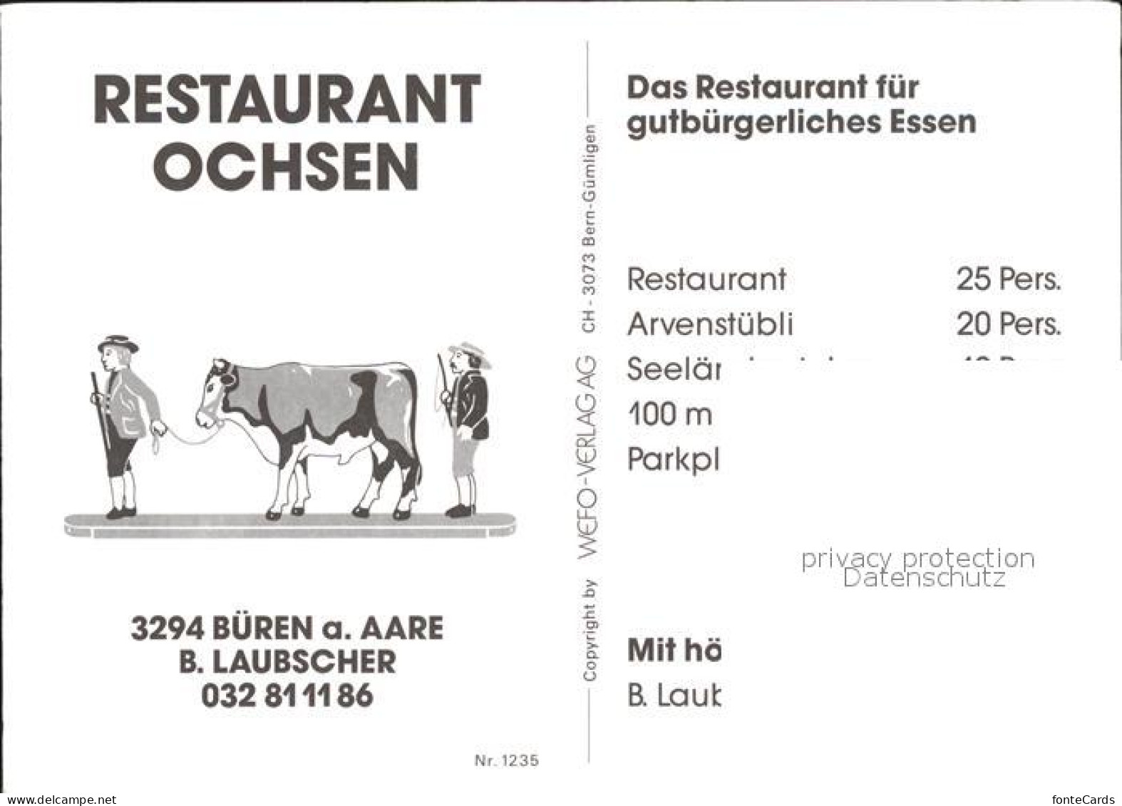 11911521 Bueren Aare Restaurant Ochsen Bueren Aare - Sonstige & Ohne Zuordnung