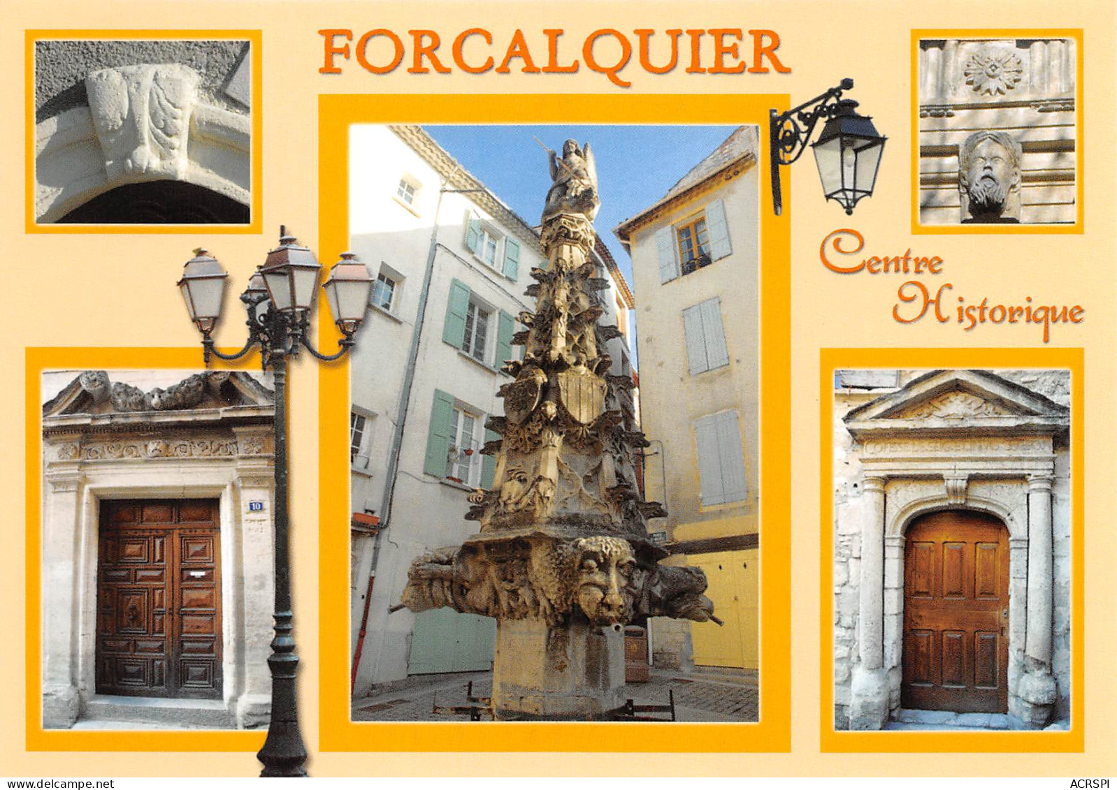 FORCALQUIER  Multivue Du Centre Historique  16 (scan Recto Verso)MD2501TER - Forcalquier