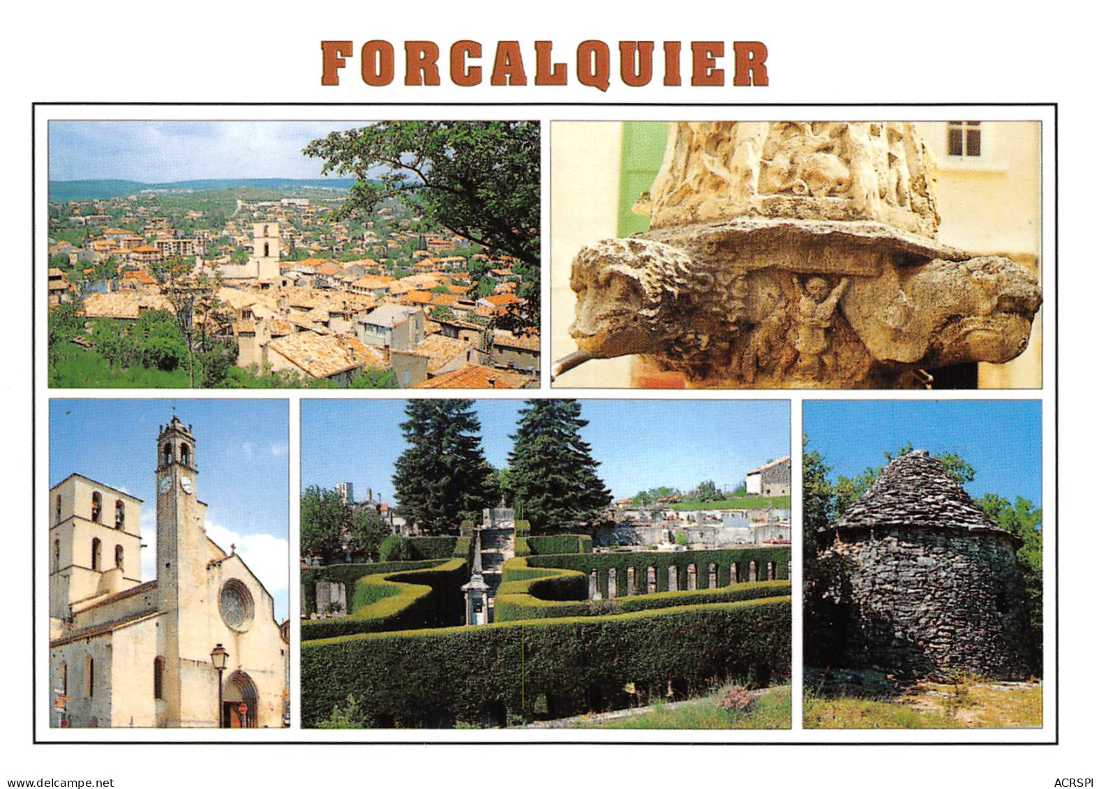 FORCALQUIER  Multivue 19 (scan Recto Verso)MD2501TER - Forcalquier