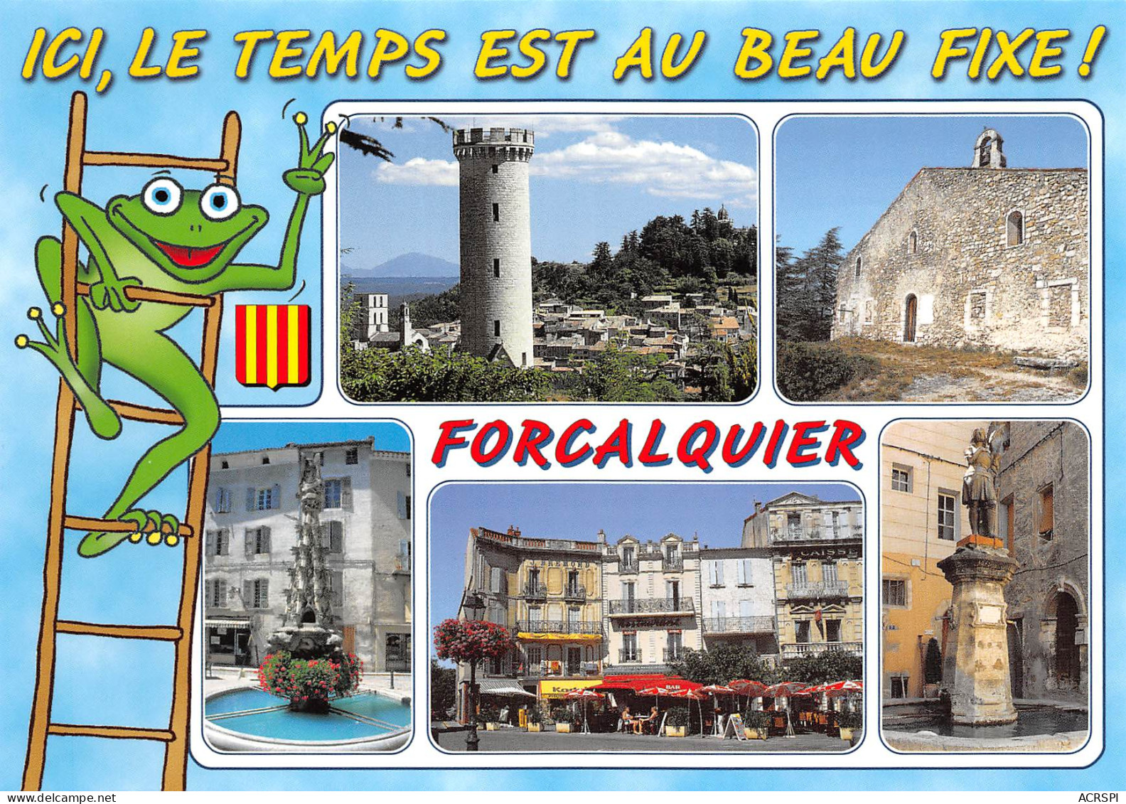 FORCALQUIER  Multivue  23 (scan Recto Verso)MD2501TER - Forcalquier