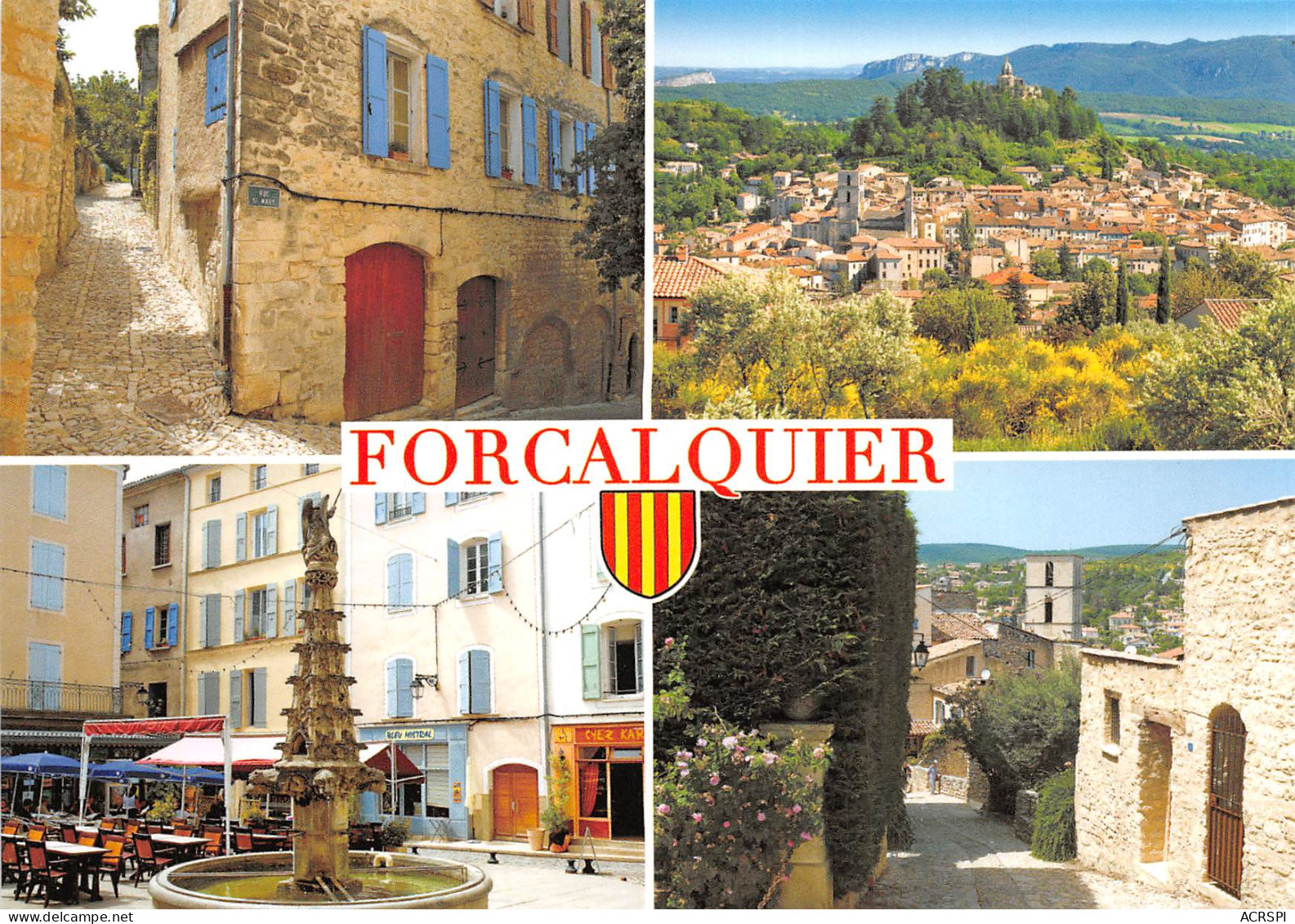 FORCALQUIER  Multivue 26 (scan Recto Verso)MD2501TER - Forcalquier