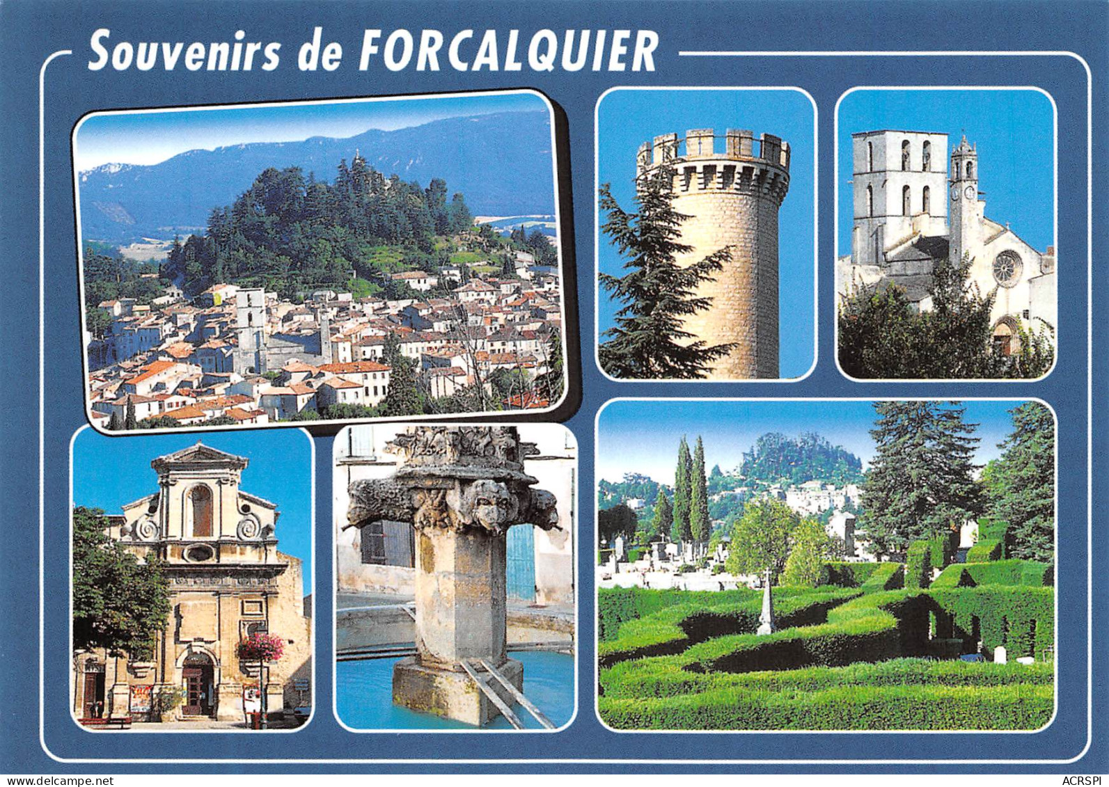 FORCALQUIER   Multivue 2 (scan Recto Verso)MD2501UND - Forcalquier