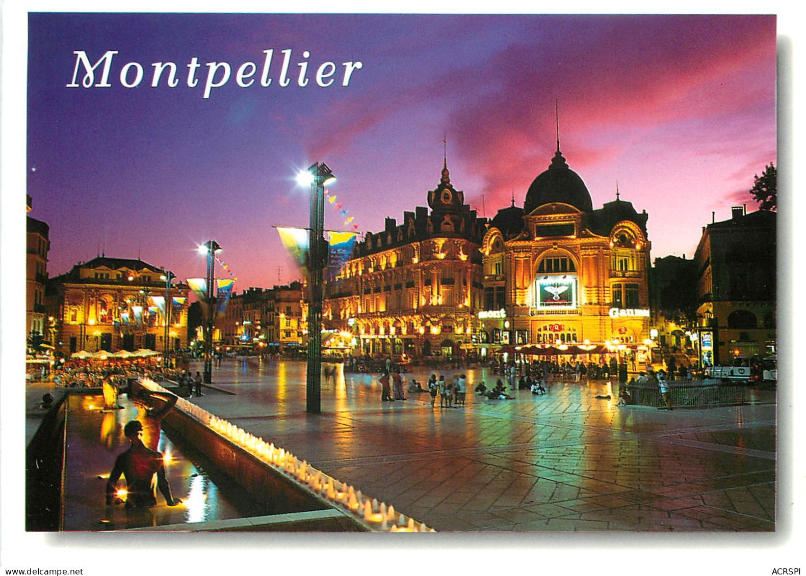 MONTPELLIER Place De La Comedie 2(scan Recto-verso) MD2502 - Montpellier