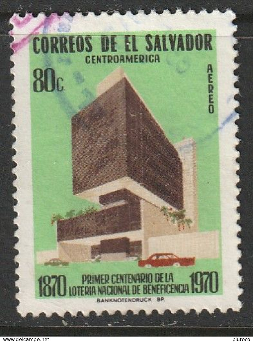 EL SALVADOR, USED STAMP, OBLITERÉ, SELLO USADO - El Salvador
