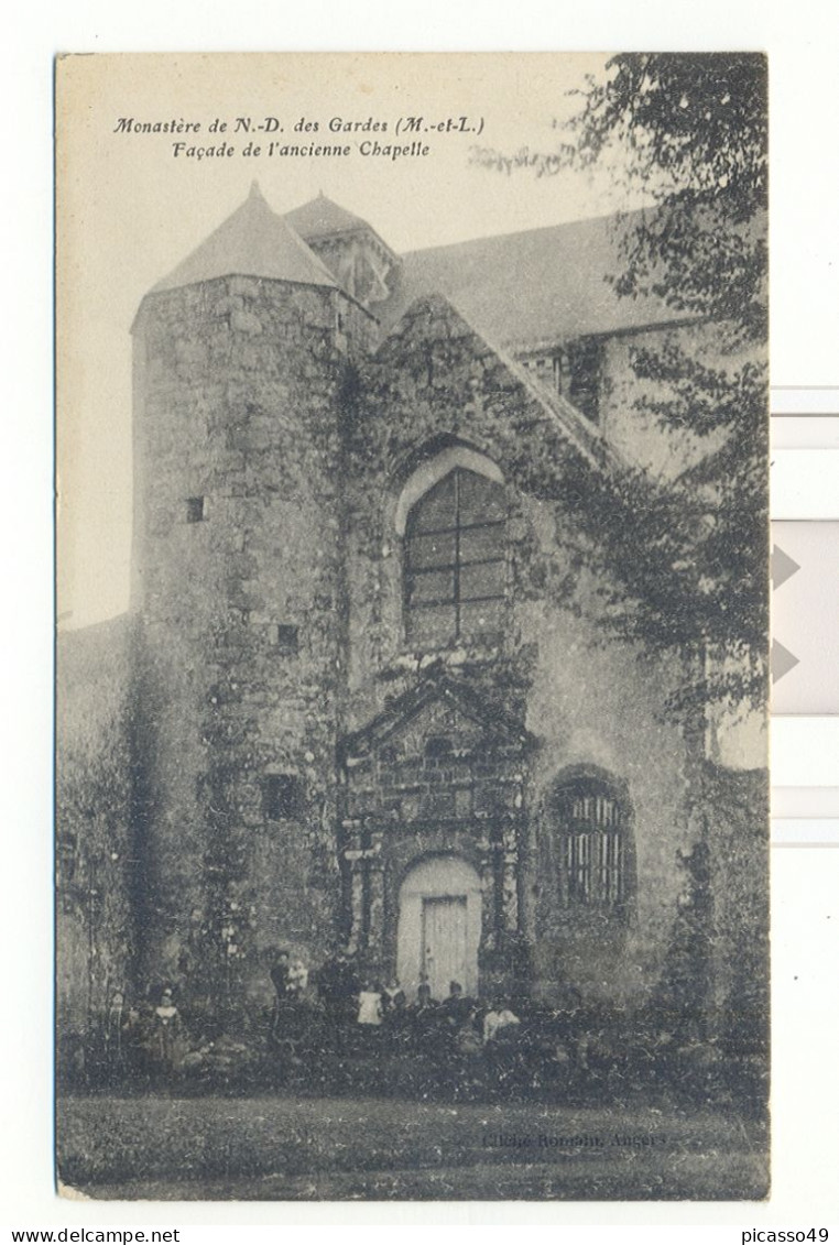 Maine Et Loire , Notre Dame Des Gardes , Façade De L'ancienne Chapelle - Sonstige & Ohne Zuordnung