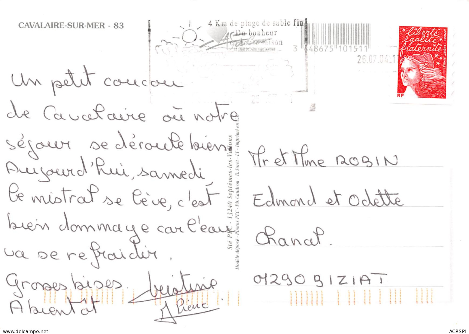 CAVALAIRE SUR MER   11  (scan Recto Verso)MD2502TER - Cavalaire-sur-Mer
