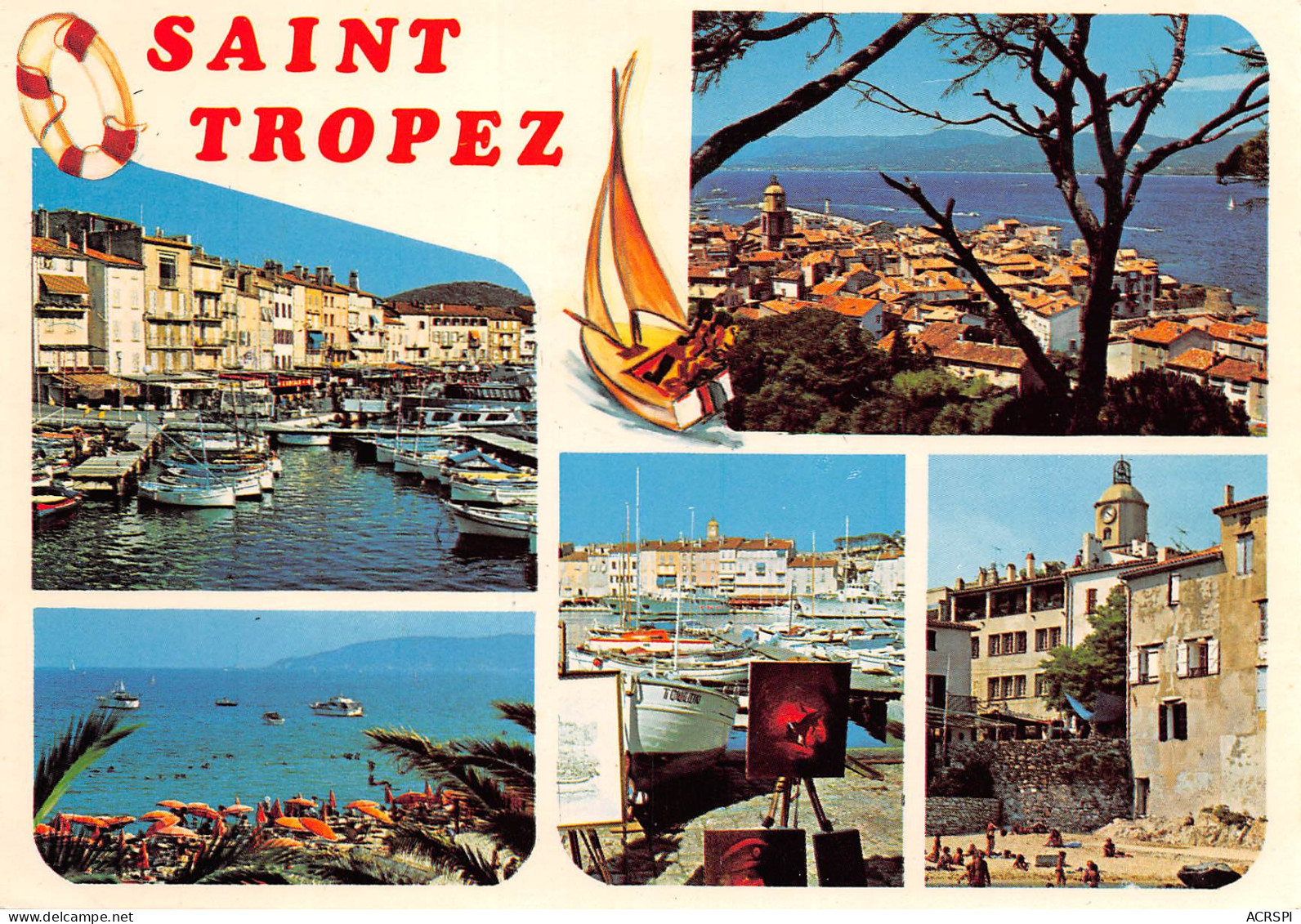 SAINT TROPEZ  Multivue  22  (scan Recto Verso)MD2502TER - Saint-Tropez