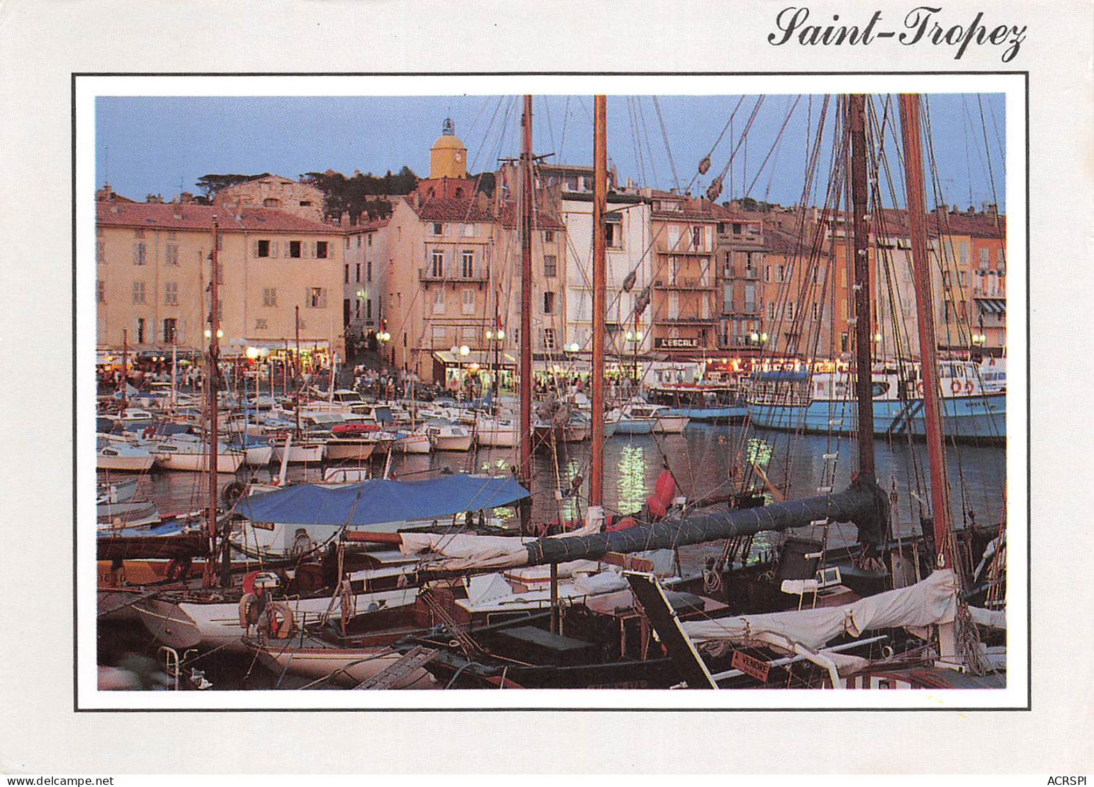 SAINT TROPEZ  BY NIGHT  La Nuit  LE PORT  27  (scan Recto Verso)MD2502TER - Saint-Tropez