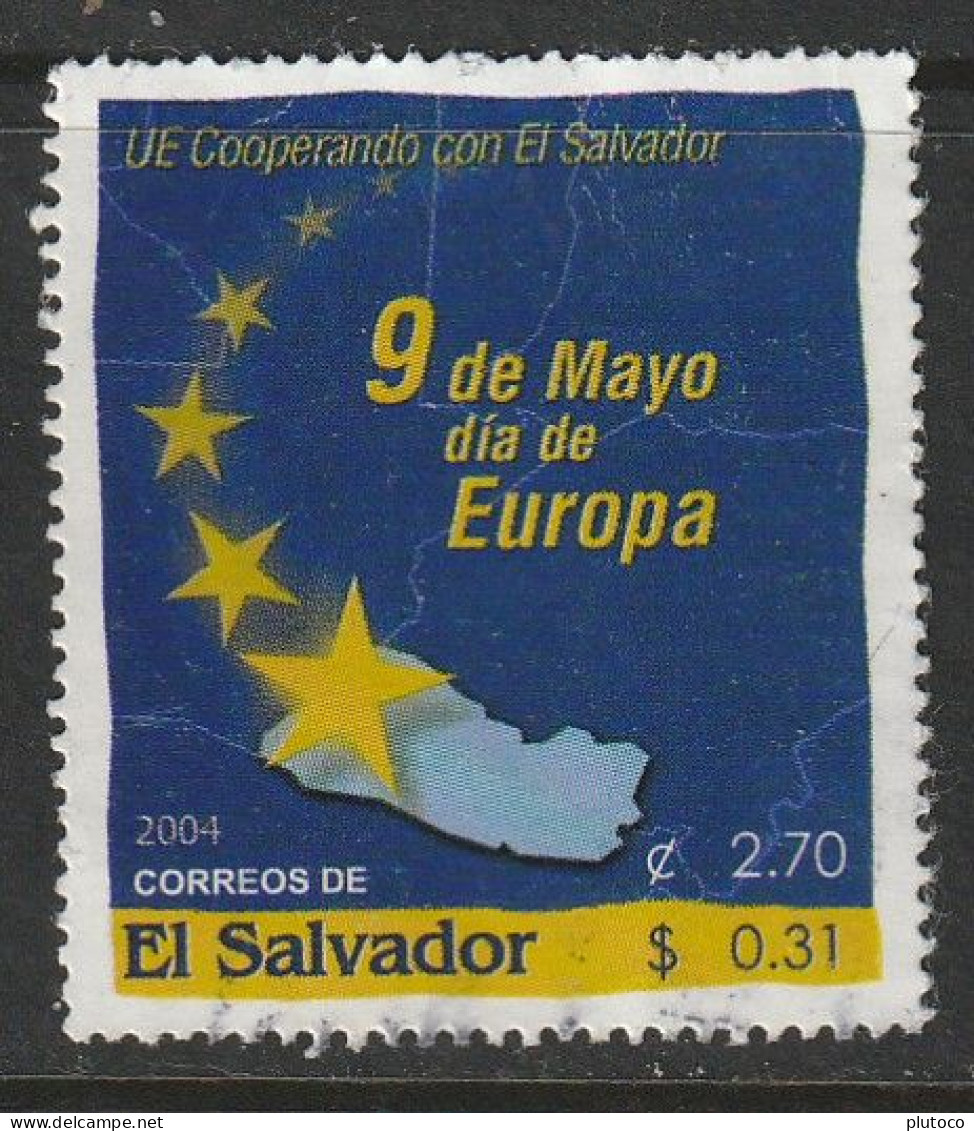 EL SALVADOR, USED STAMP, OBLITERÉ, SELLO USADO - Salvador