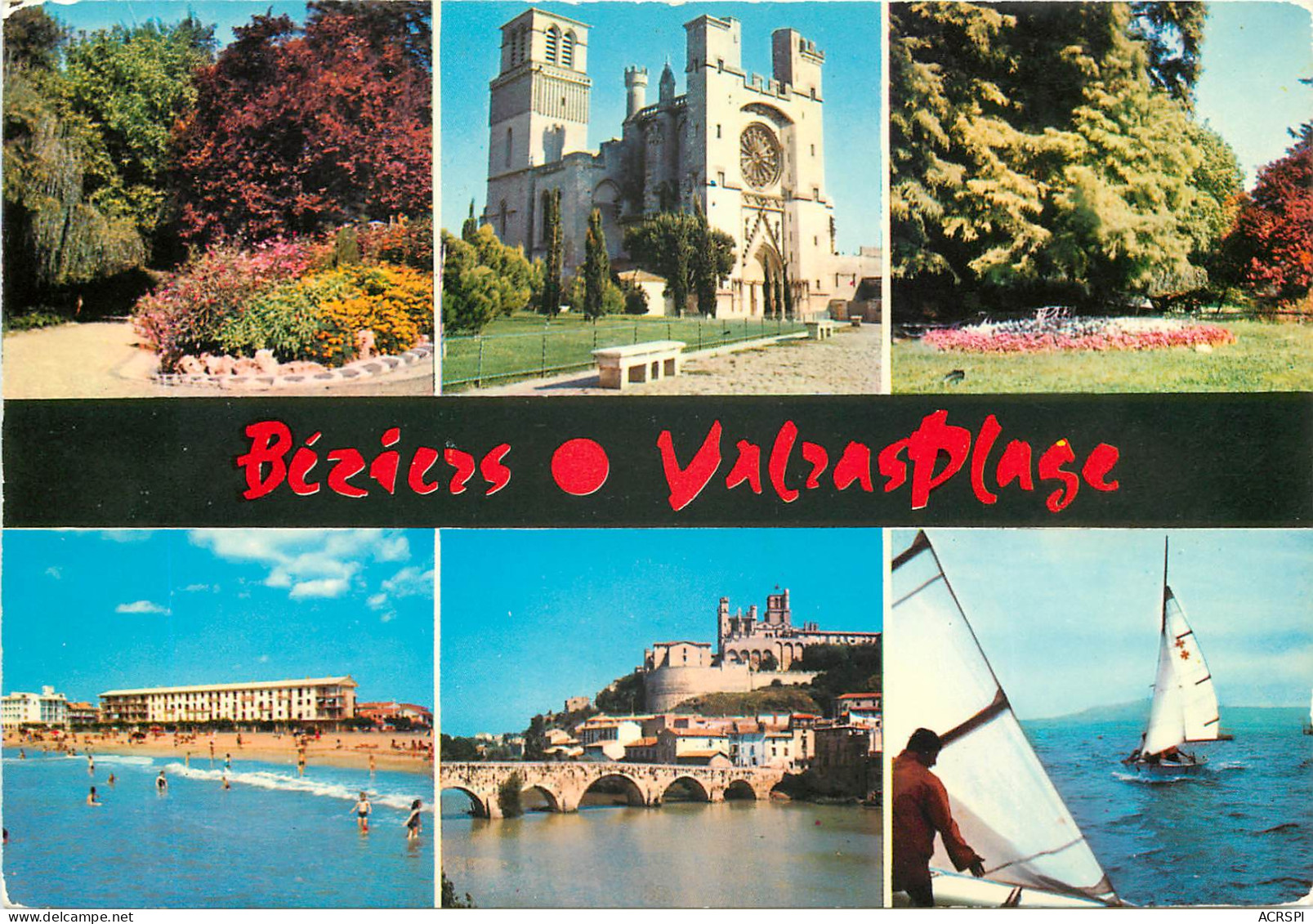 BEZIERS VALRAS PLAGE La Ville Et La Plage 19(scan Recto-verso) MD2503 - Beziers