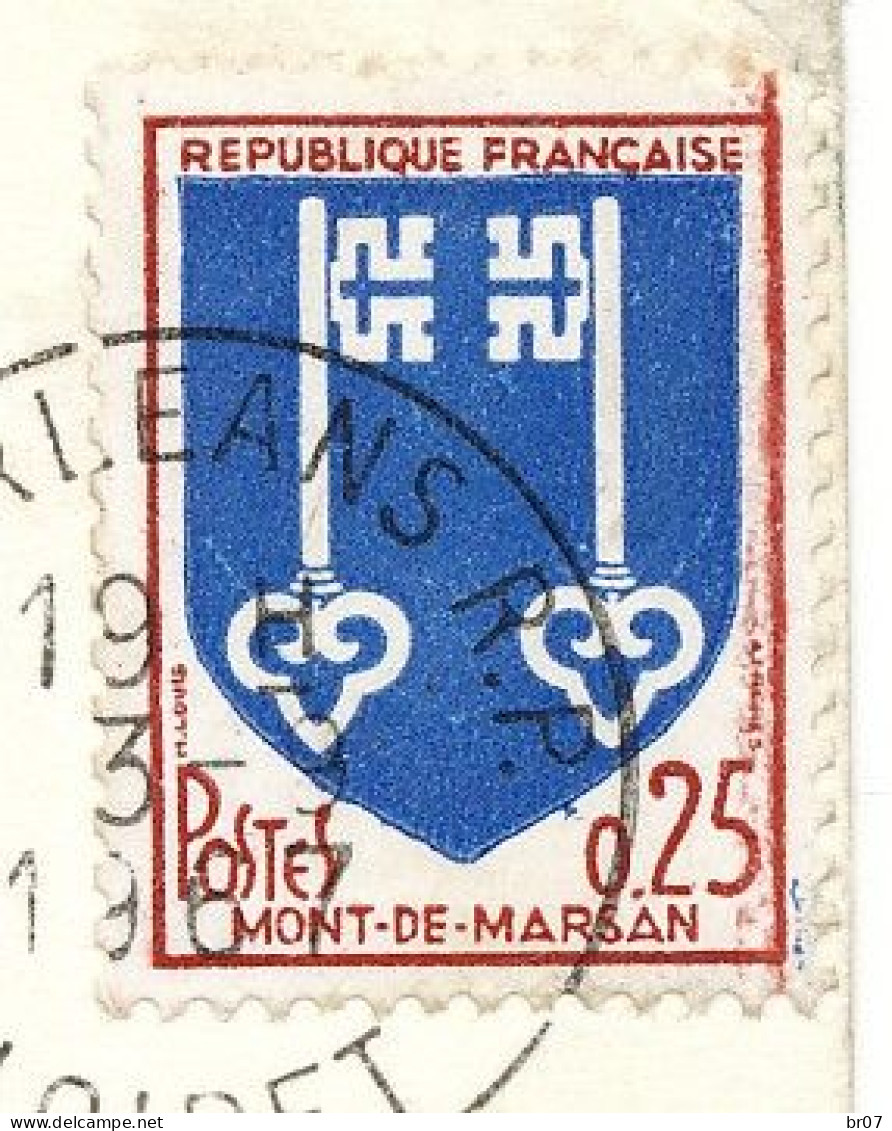 ROULETTE LOIRET CP 1967 0.25 MONT DE MARSAN ROULETTE MACHINE INSTALLEE A L EXPO FLORALIES INTERNATIONALE ORLEANS - 1961-....