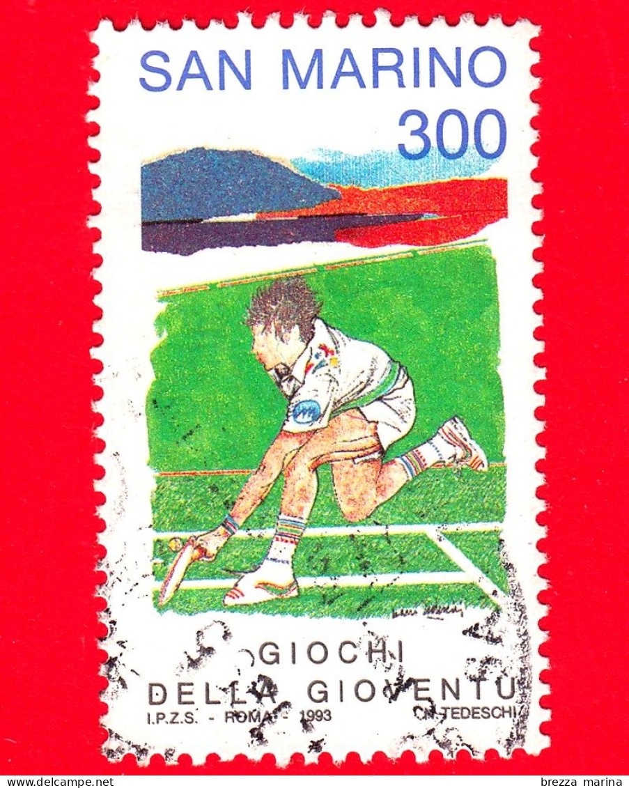 SAN MARINO - Usato - 1993 - Avvenimenti Sportivi - Giochi Della Gioventù - 300 - Used Stamps