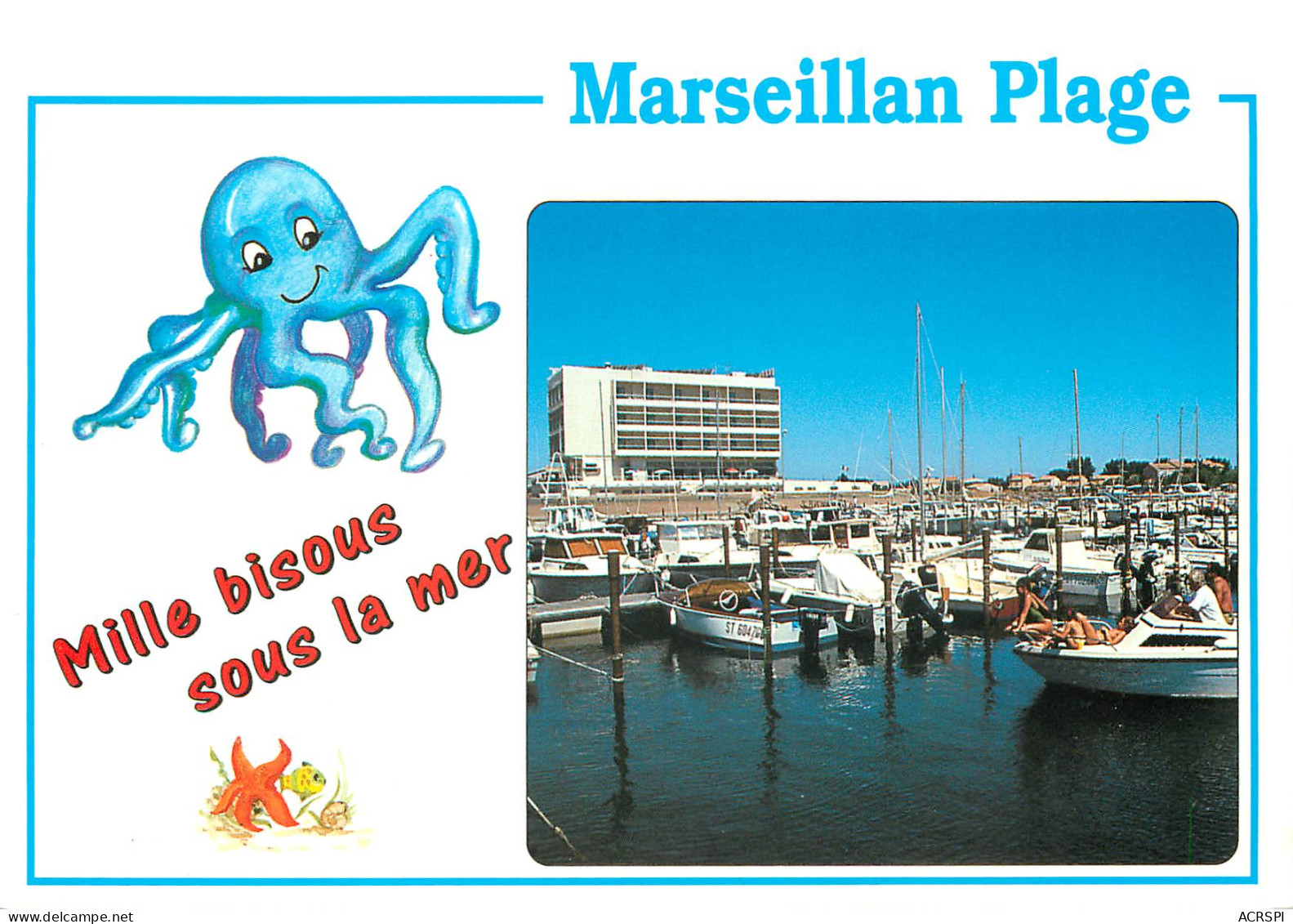 MARSEILLAN PLAGE Le Port 20(scan Recto-verso) MD2504 - Marseillan