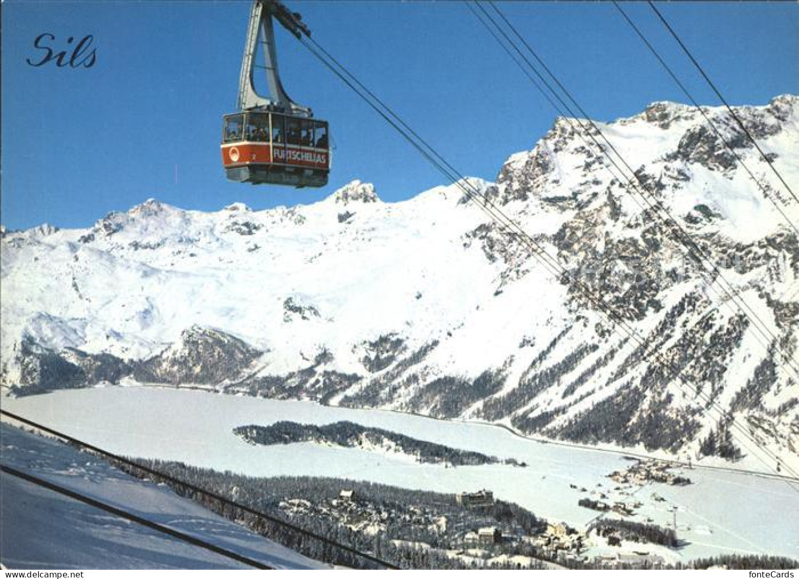 11909551 Sils Engadin Graubuenden Furschellas Luftseilbahn  - Other & Unclassified