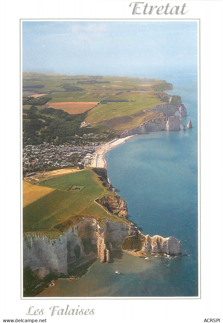 ETRETAT Les Falaises Vue Generale Et La Plage 21(scan Recto-verso) MD2505 - Etretat