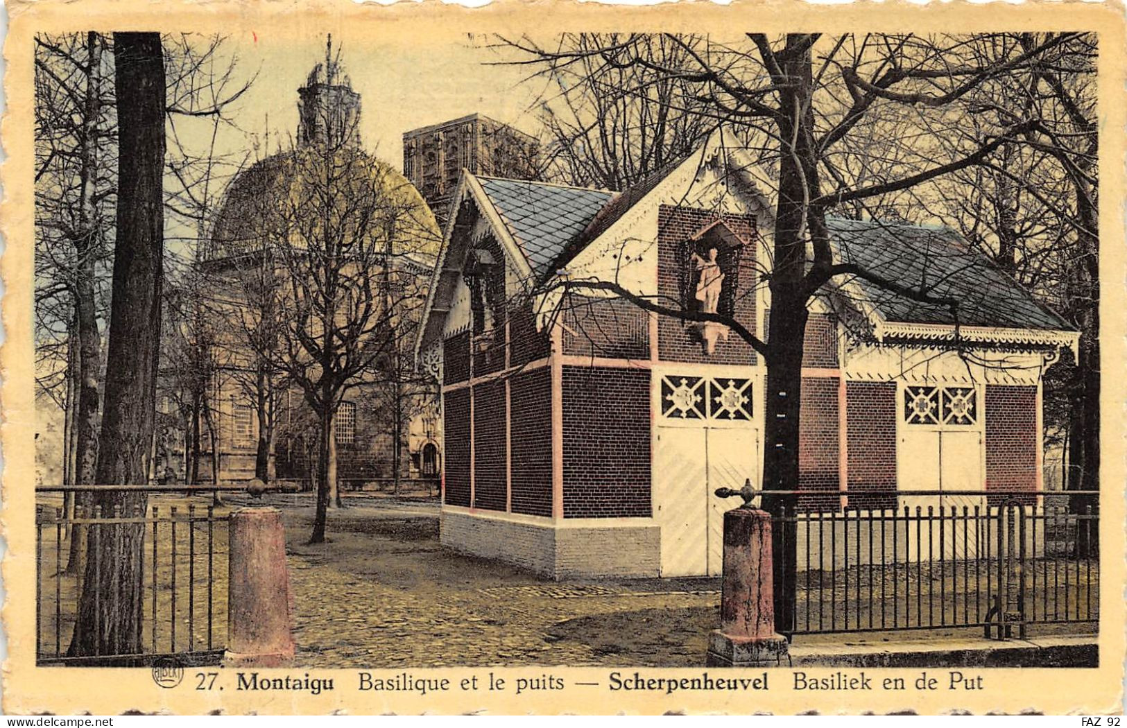 Montaigu - Basilique Et Le Puits - Scherpenheuvel-Zichem