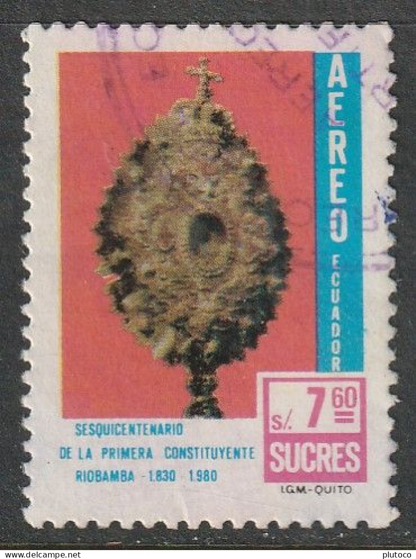 ECUADOR, USED STAMP, OBLITERÉ, SELLO USADO - Equateur