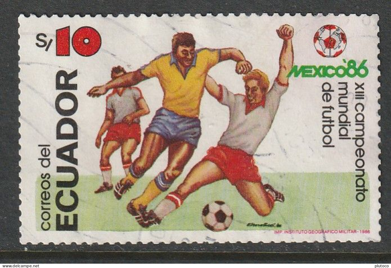 ECUADOR, USED STAMP, OBLITERÉ, SELLO USADO - Ecuador