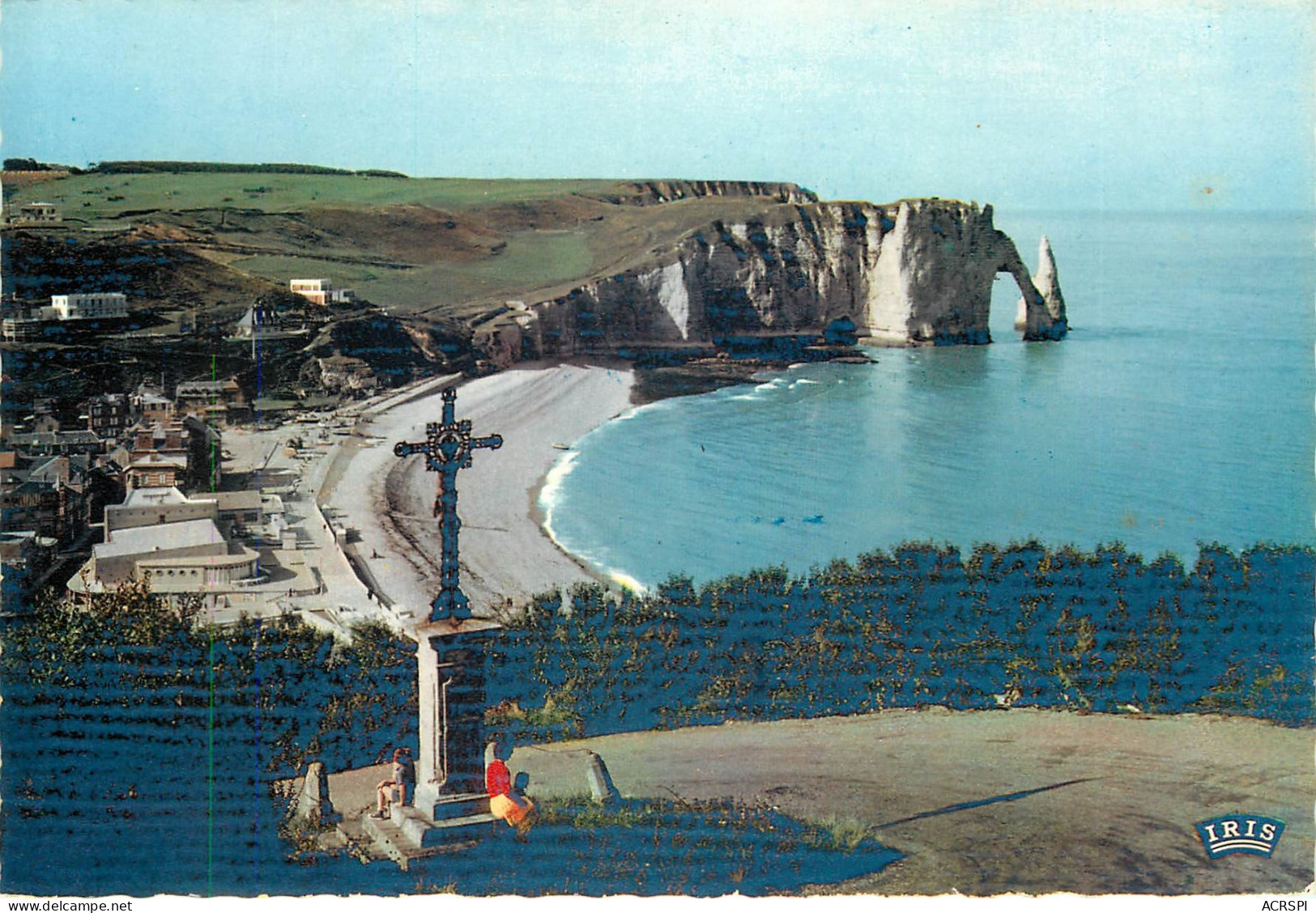 ETRETAT Vue Du Calvaire Sur La Porte D Aval 20(scan Recto-verso) MD2507 - Etretat