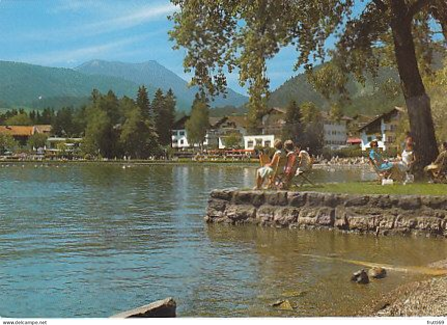 AK 215983 GERMANY - Bad Wiessee - Blick Auf Den Hirschberg - Oberstaufen