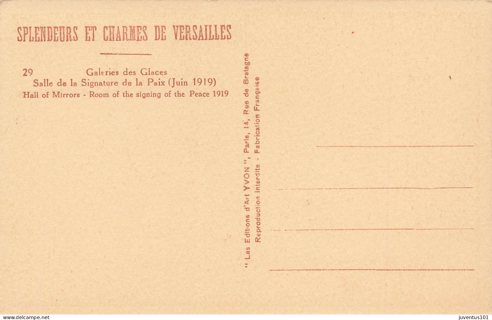 CPA Versailles-Galerie Des Glaces     L2881 - Versailles (Kasteel)