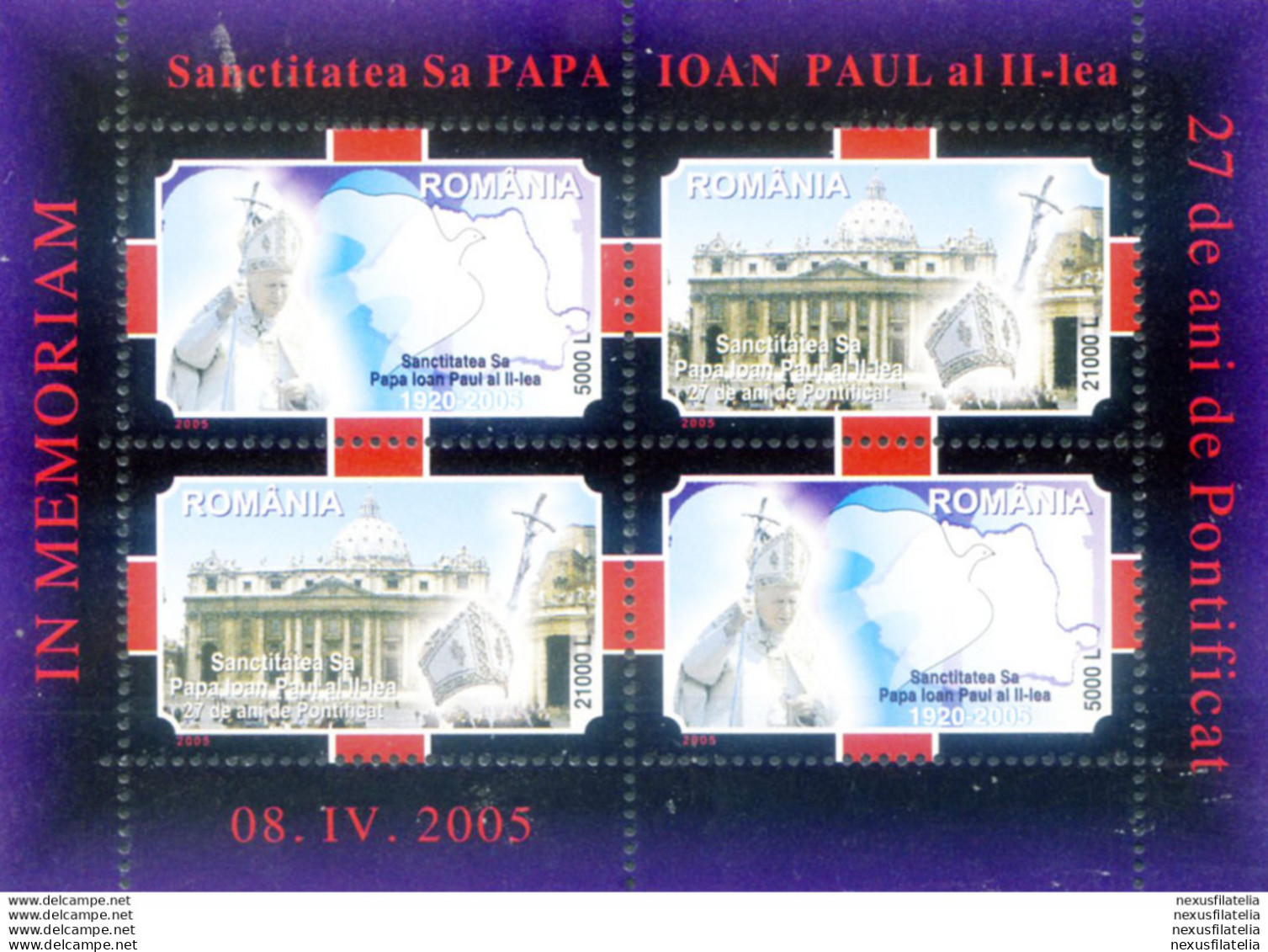 Ricordo Di Papa Giovanni Paolo II 2005. - Autres & Non Classés