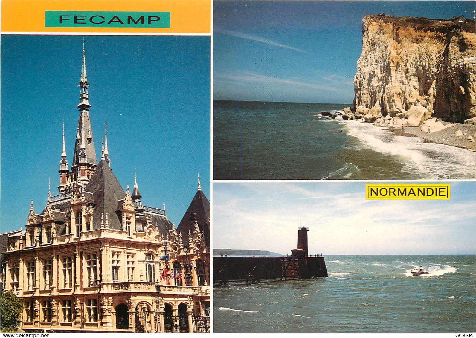 FECAMP La Benedictine Les Falaises L Entree Du Port 15(scan Recto-verso) MD2512 - Fécamp