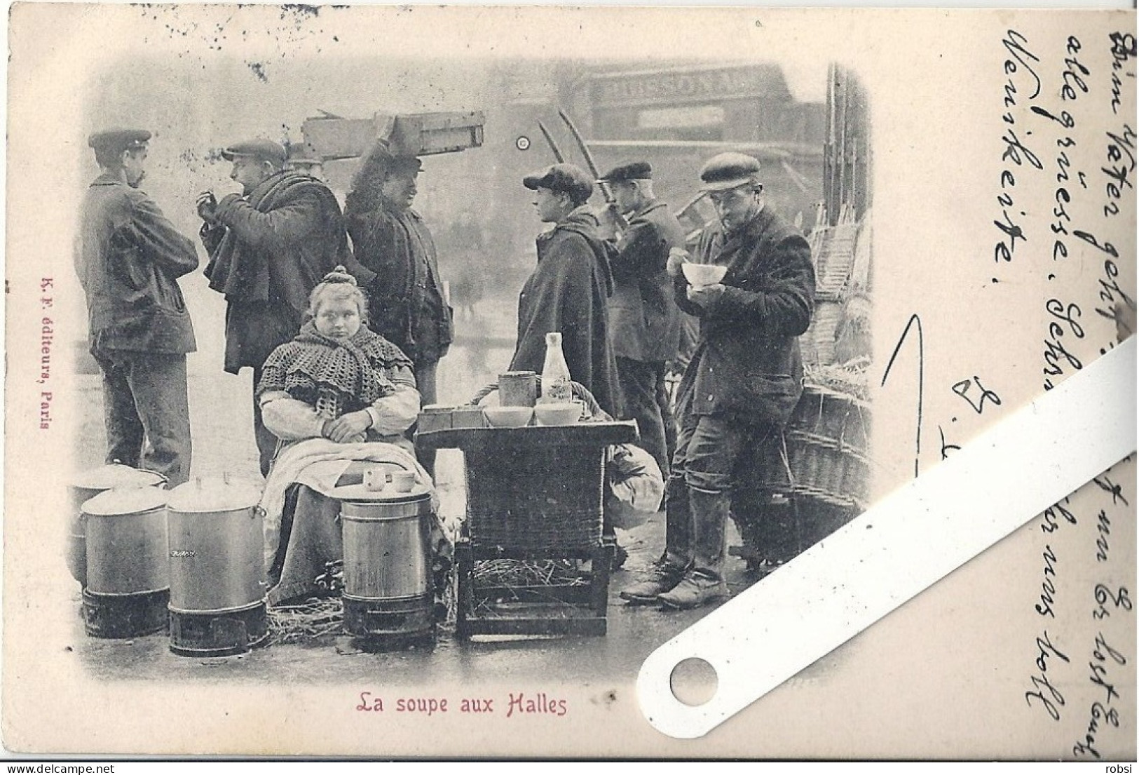 75 Petits Métiers,  " à La Palette Rouge" , La Soupe Aux Halles, D4002 - Petits Métiers à Paris