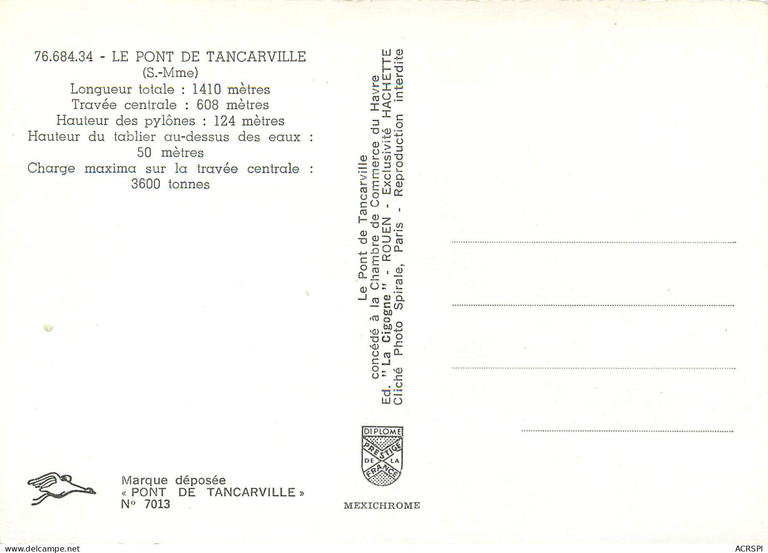 LE PONT DE TANCARVILLE 16(scan Recto-verso) MD2514 - Tancarville