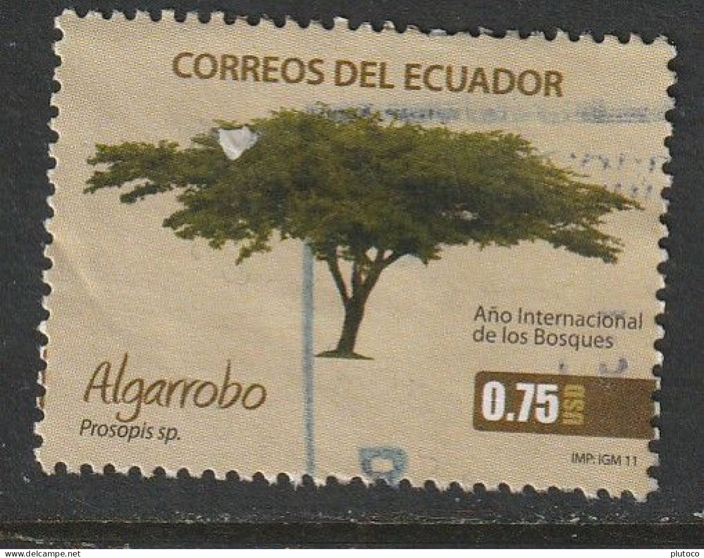 ECUADOR, USED STAMP, OBLITERÉ, SELLO USADO - Equateur