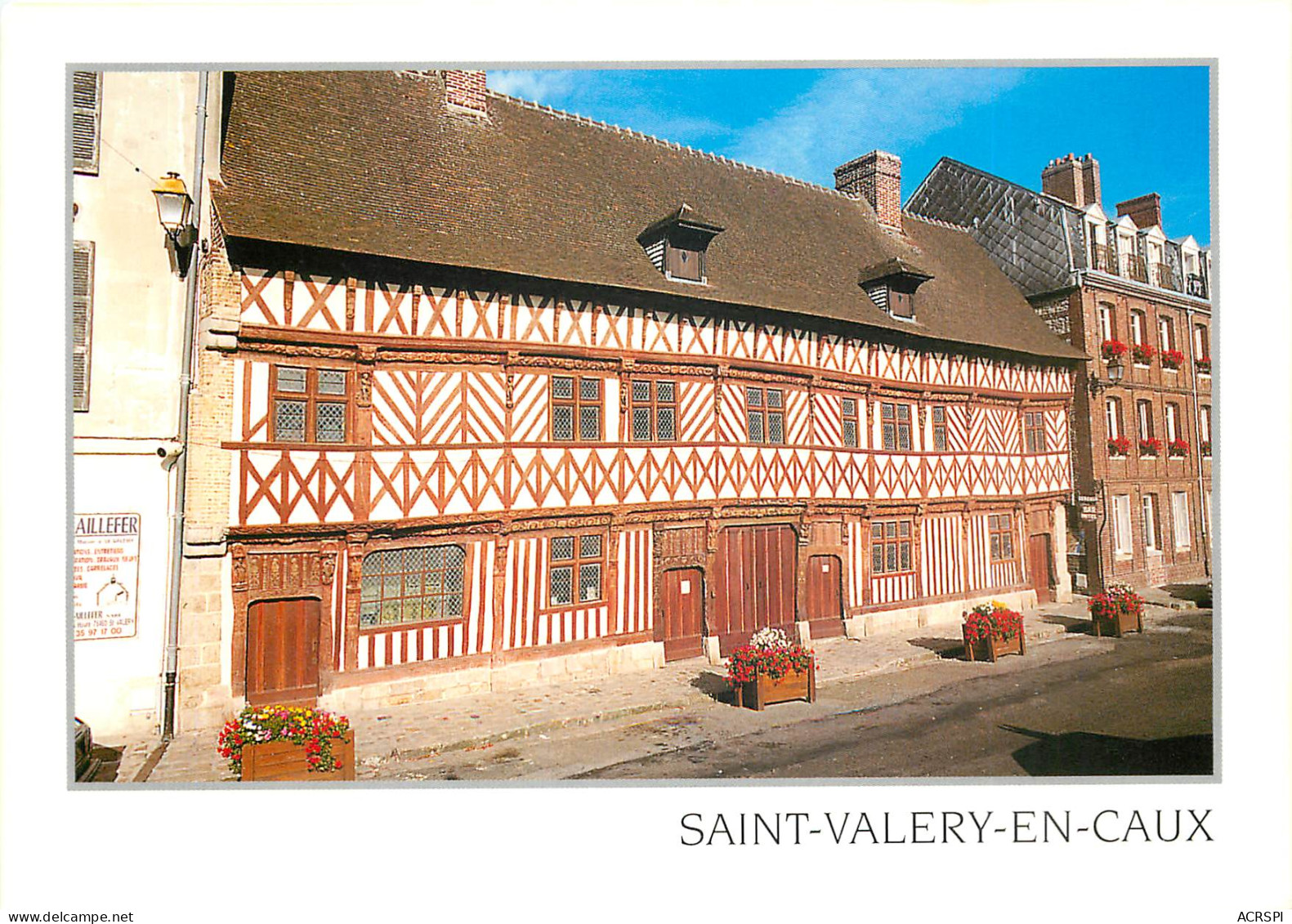 SAINT VALERY EN CAUX Maison A Colombage 18(scan Recto-verso) MD2516 - Saint Valery En Caux
