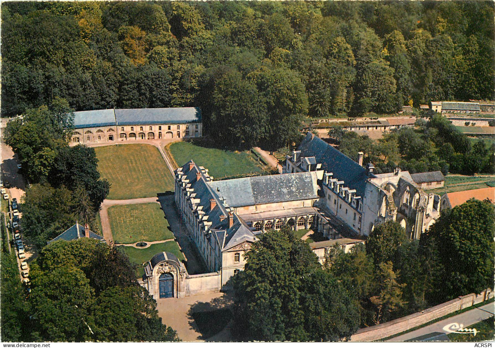 Abbaye SAINT WANDRILLE Vue Aerienne Prise Du Sud 4(scan Recto-verso) MD2517 - Saint-Wandrille-Rançon
