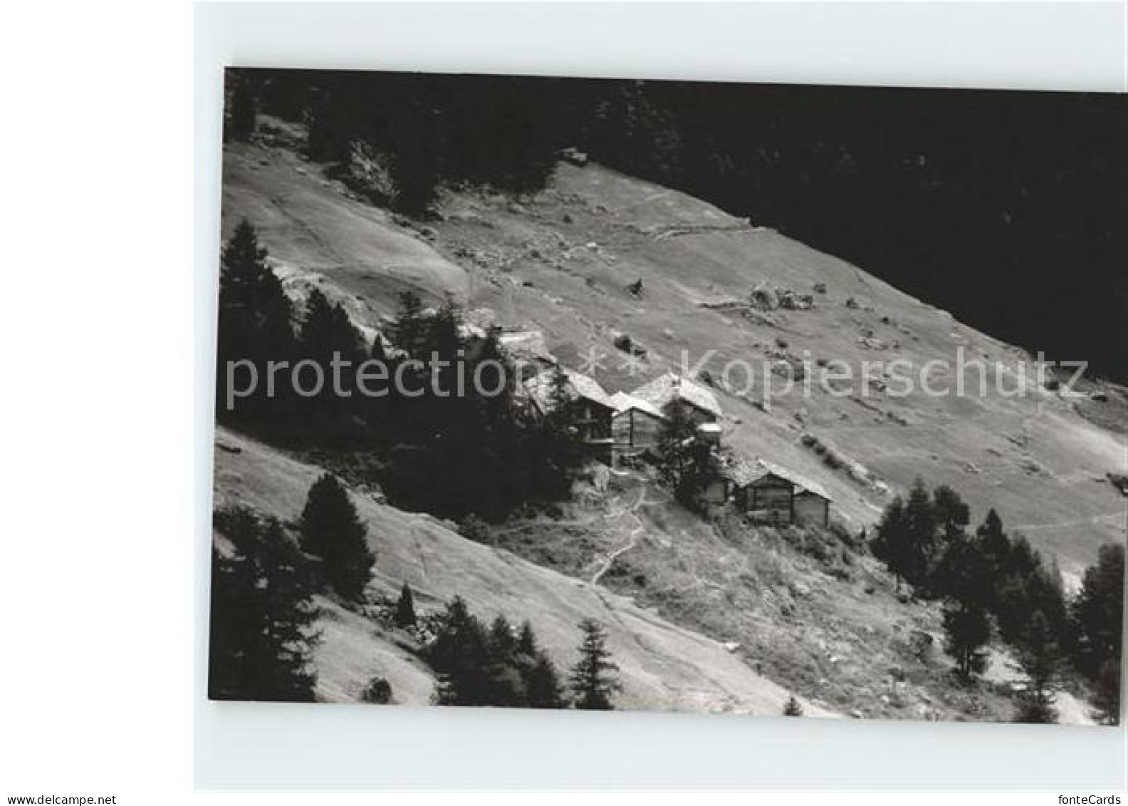 11908521 Valais Wallis Kanton Berghaeuser Sion - Sonstige & Ohne Zuordnung