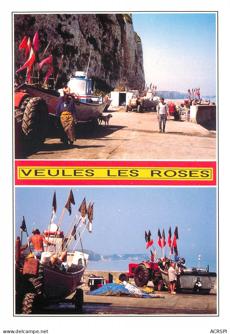 VEULES LES ROSES Les Bateaux De Peche De La Station 16(scan Recto-verso) MD2517 - Veules Les Roses