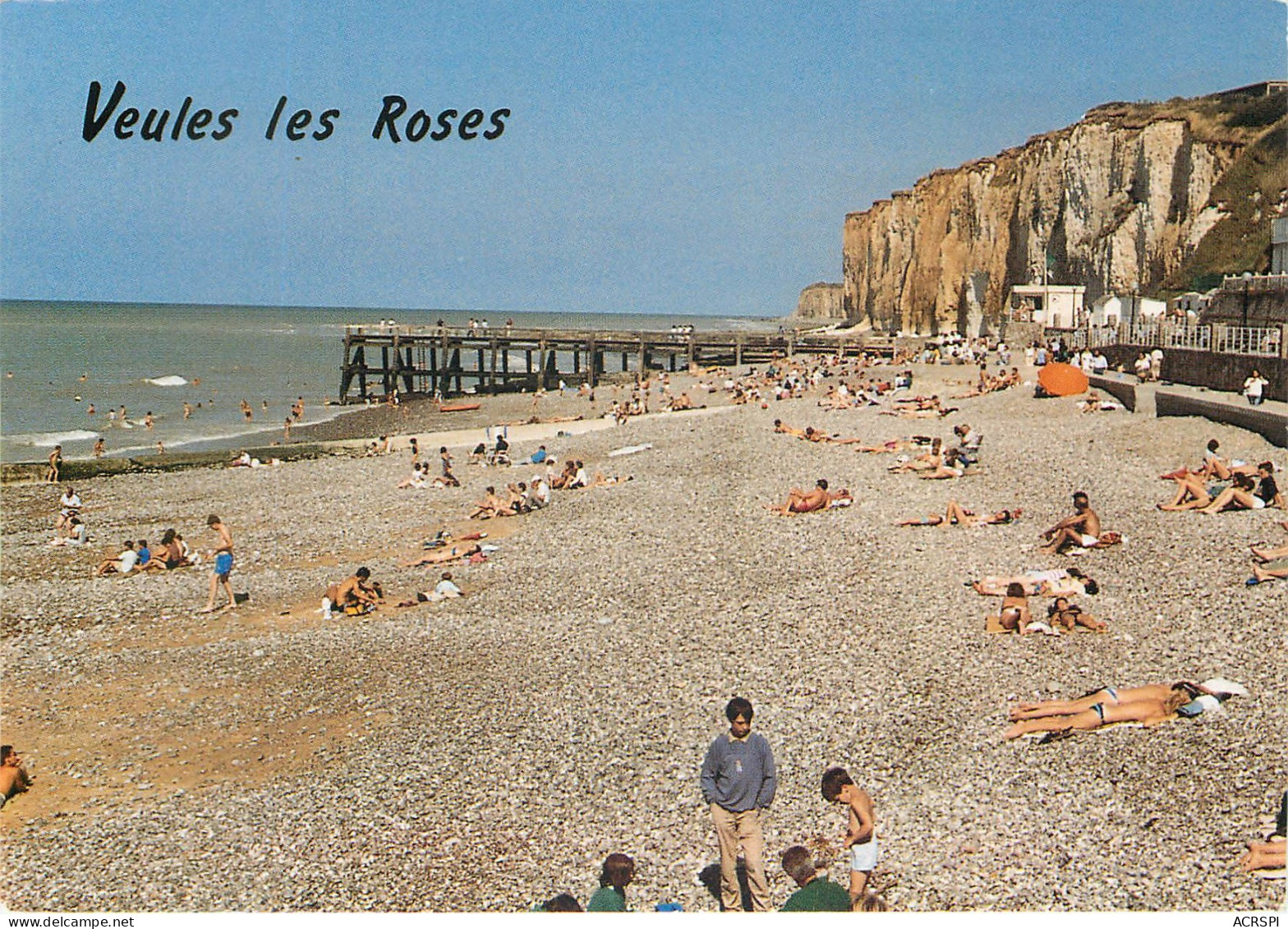 VEULES LES ROSES La Plage Agreable Station Balneaire 17(scan Recto-verso) MD2517 - Veules Les Roses