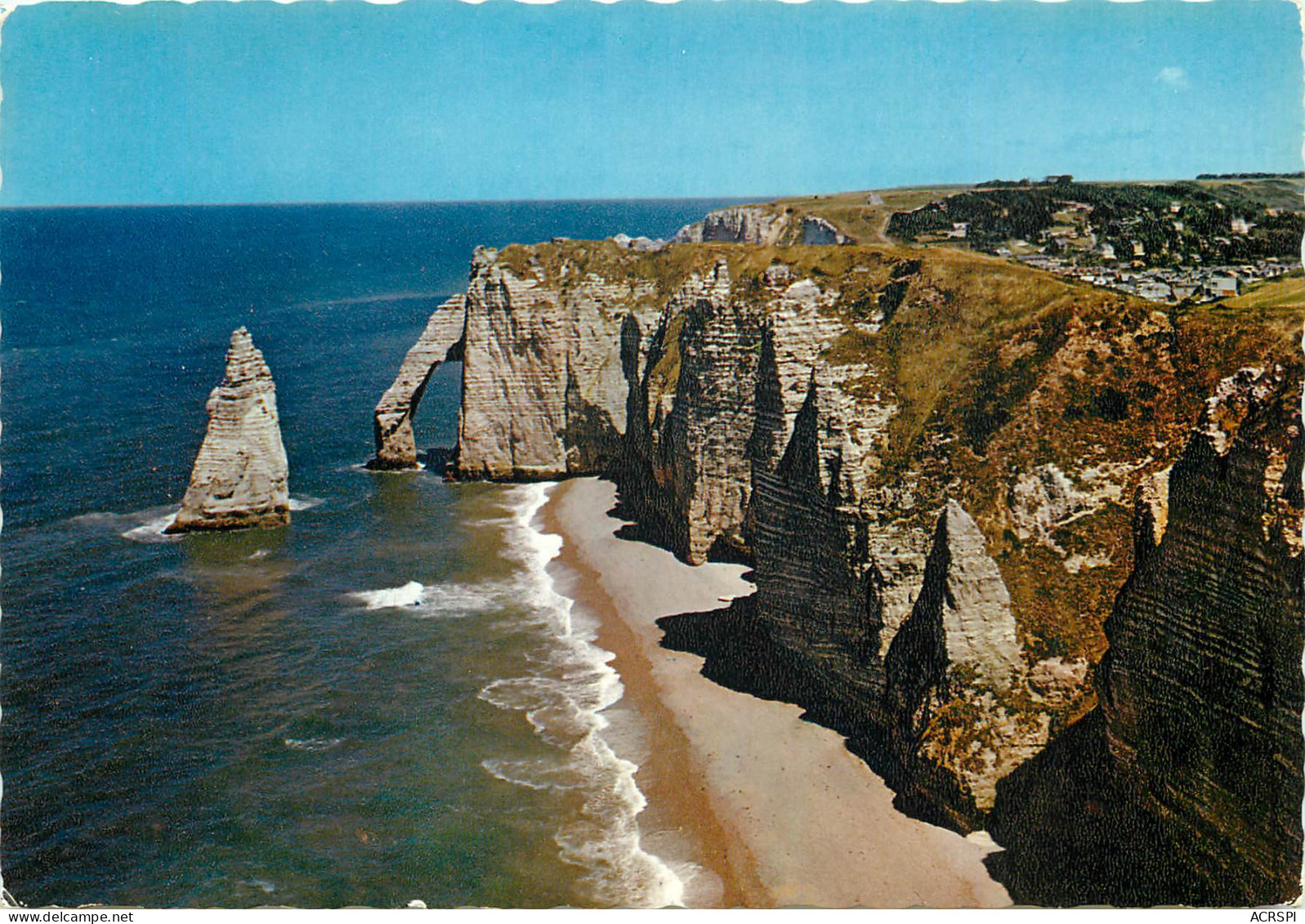 ETRETAT L Aiguille La Falaise Et La Porte D Aval 10(scan Recto-verso) MD2519 - Etretat