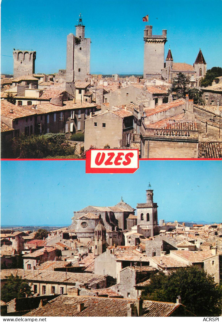 UZES Tours Et Toits De La Ville 24(scan Recto-verso) MD2523 - Uzès