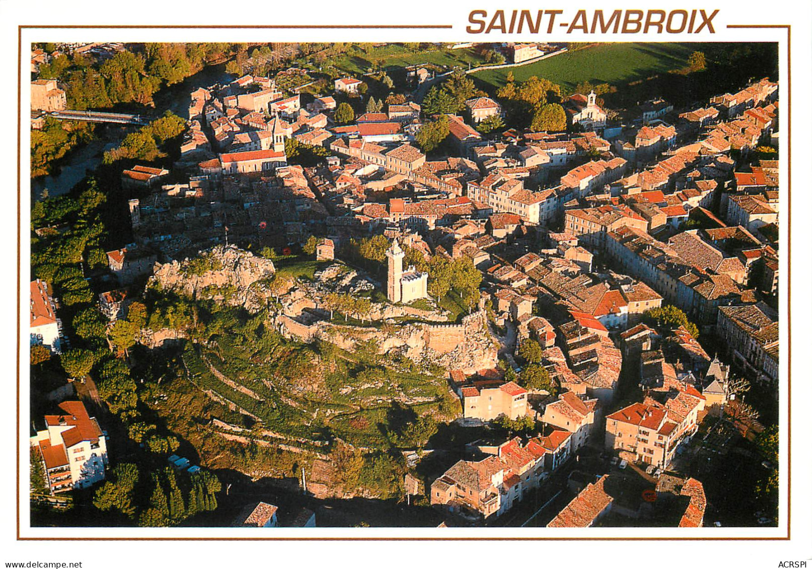 SAINT AMBROIX Vue Aerienne 22(scan Recto-verso) MD2524 - Saint-Ambroix