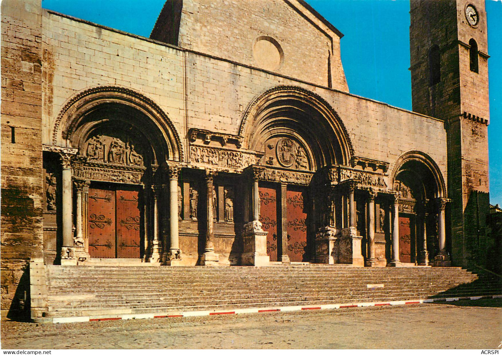 SAINT GILLES DU GARD Eglise Abbatiale La Facade 18(scan Recto-verso) MD2525 - Saint-Gilles