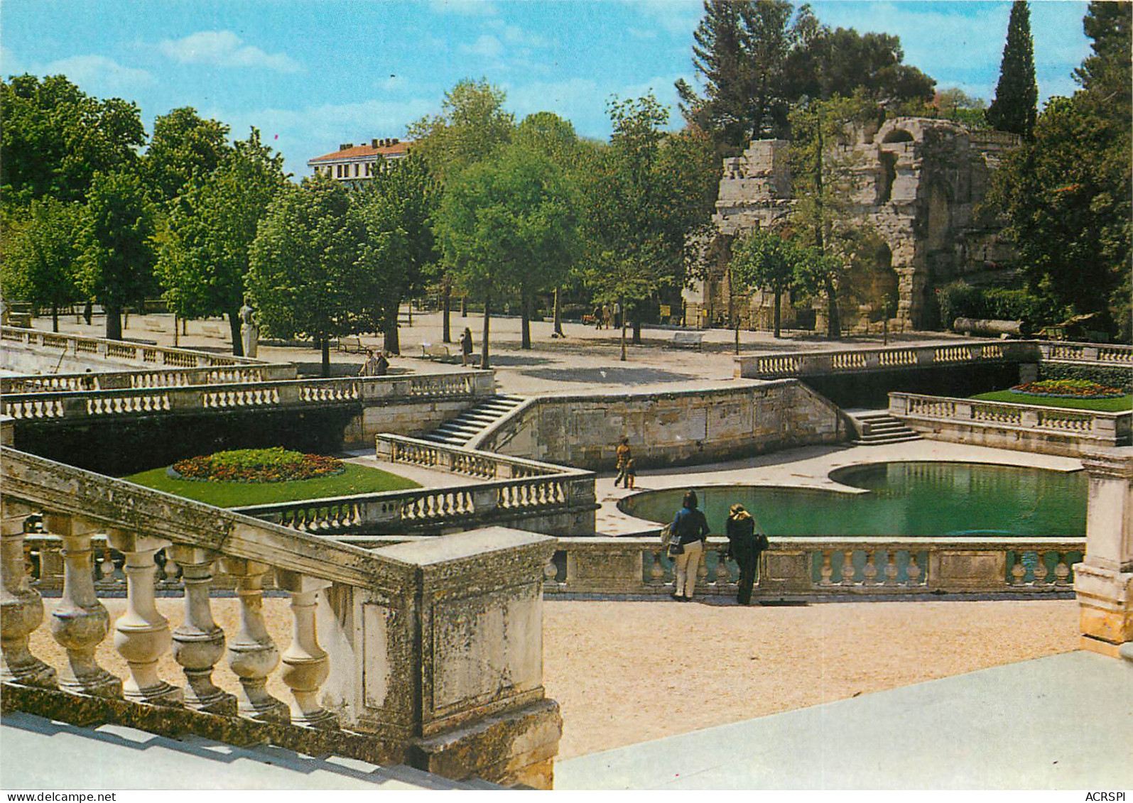 NIMES Jardin De La Fontaine 12(scan Recto-verso) MD2526 - Nîmes