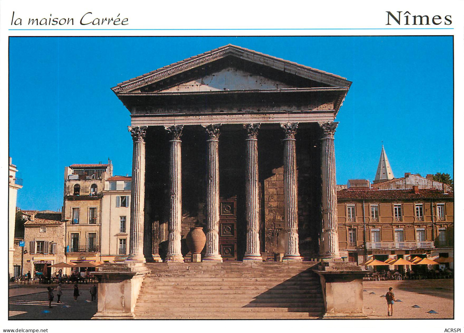 NIMES La Maison Carree 6(scan Recto-verso) MD2527 - Nîmes
