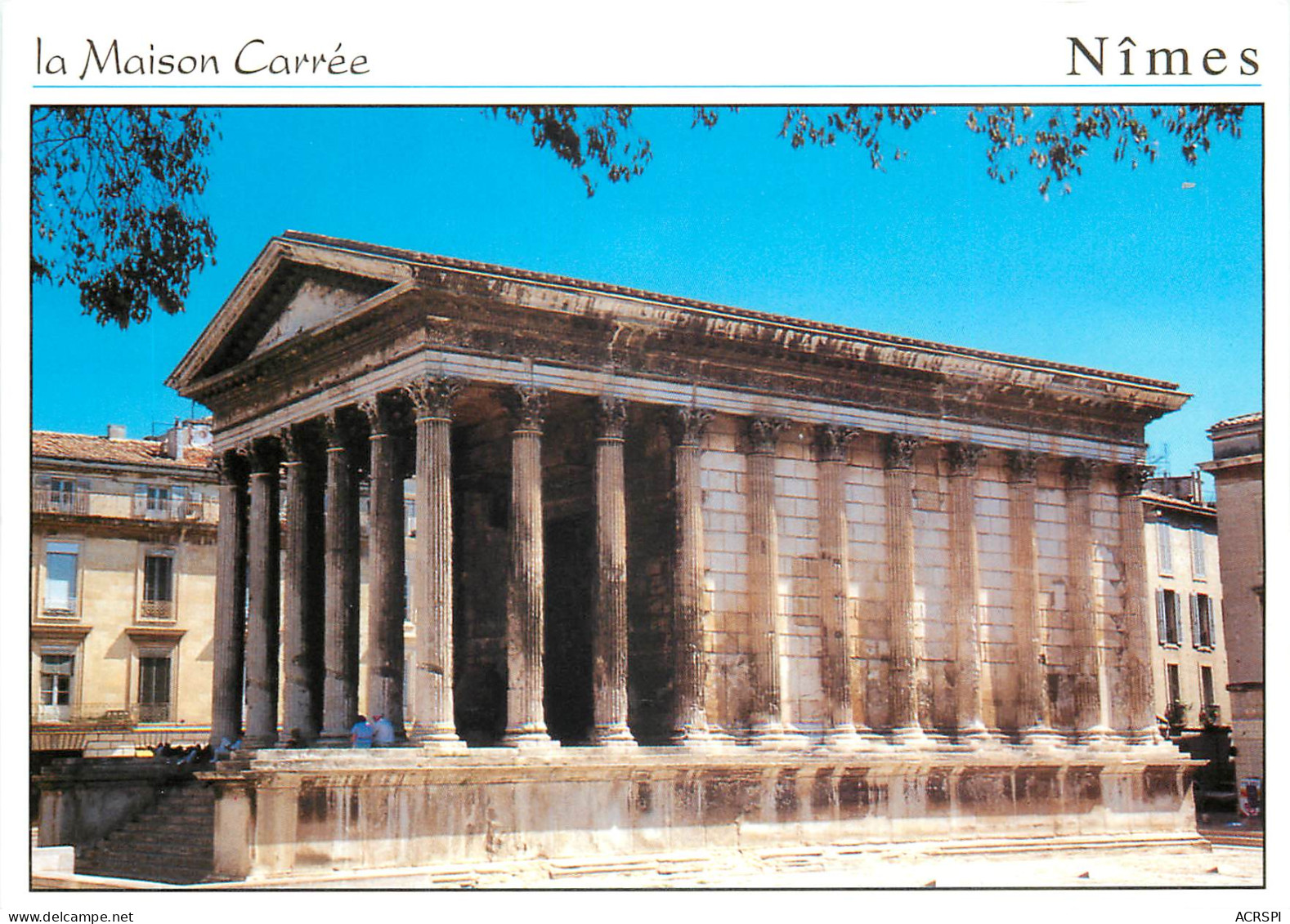 NIMES La Maison Carree 7(scan Recto-verso) MD2527 - Nîmes