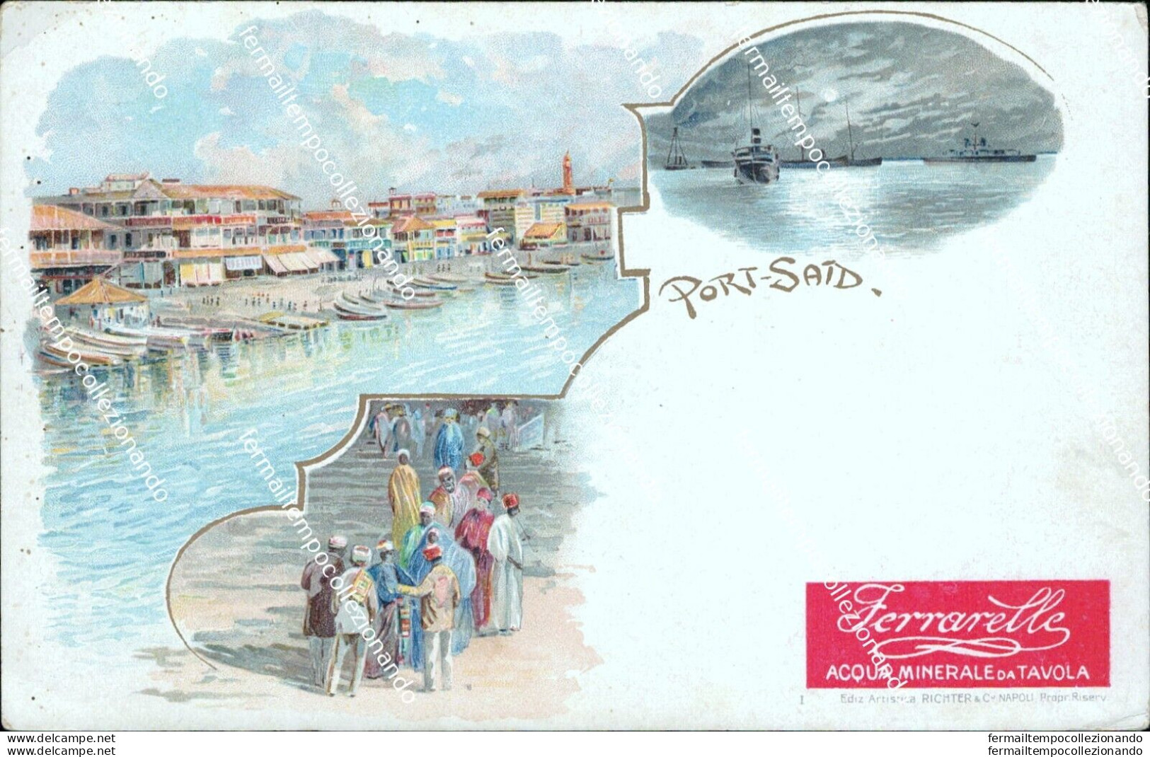 Bq300 Cartolina Port Said Egypt Egitto Inizio 900 - Milano (Milan)