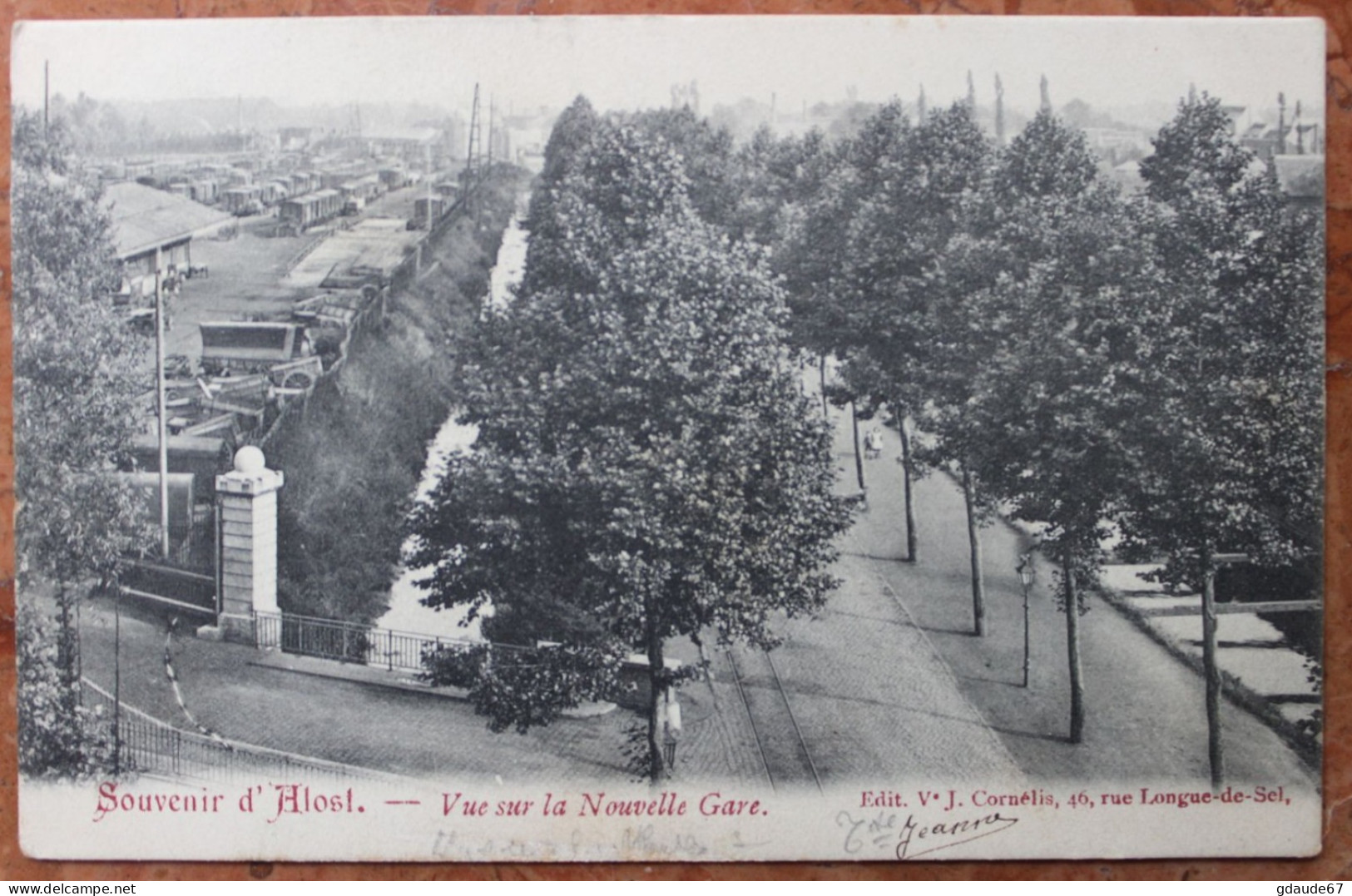 SOUVENIR D'ALOST - VUE SUR LA NOUVELLE GARE - Aalst